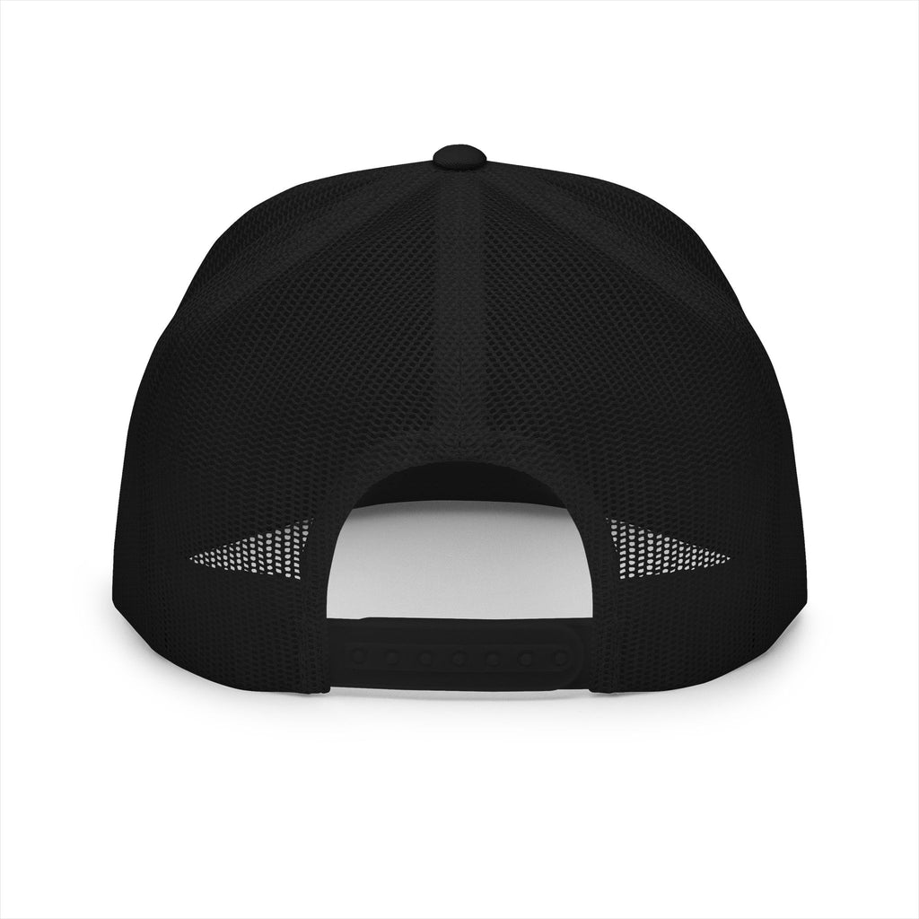 Monogram 'MM' Embroidered Trucker Cap — Classic Vintage Logo Snapback