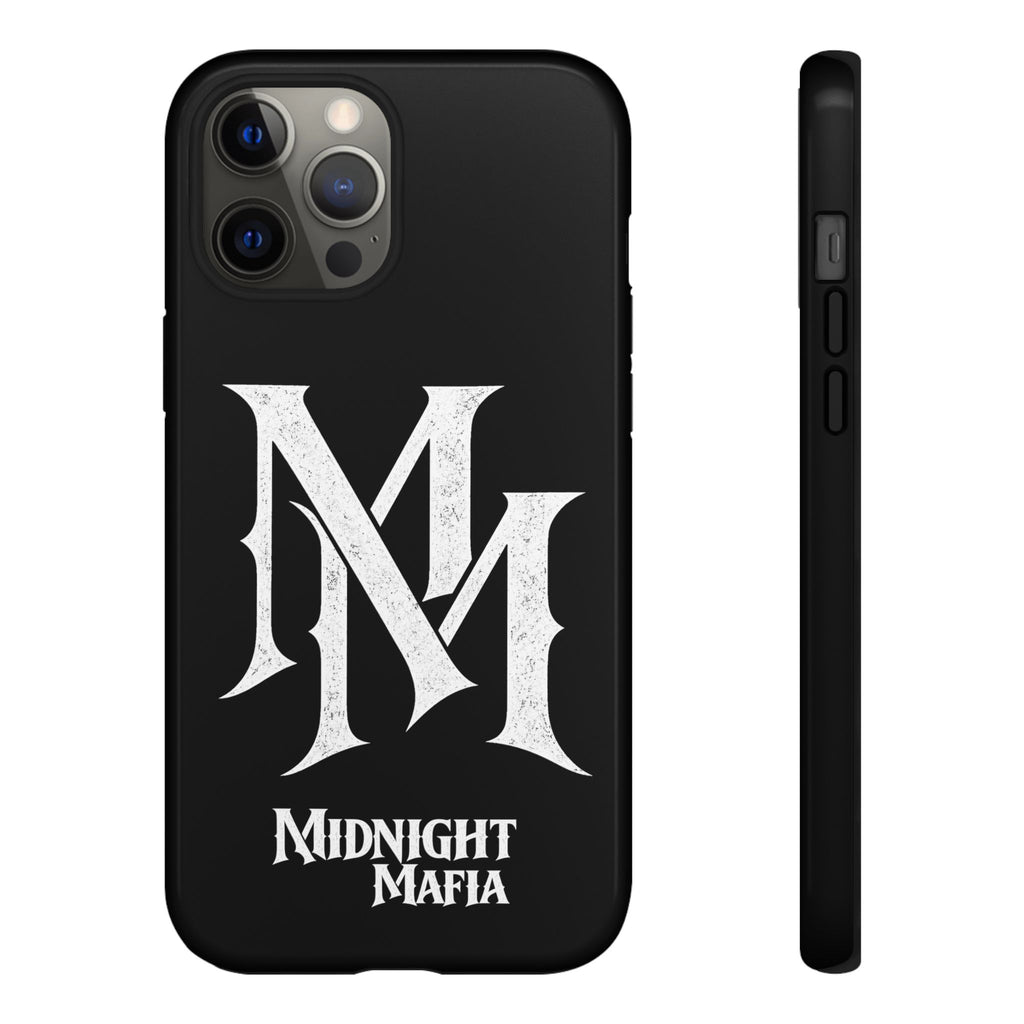 Midnight Mafia Phone Case - Black Protective iPhone Cover with MM Logo