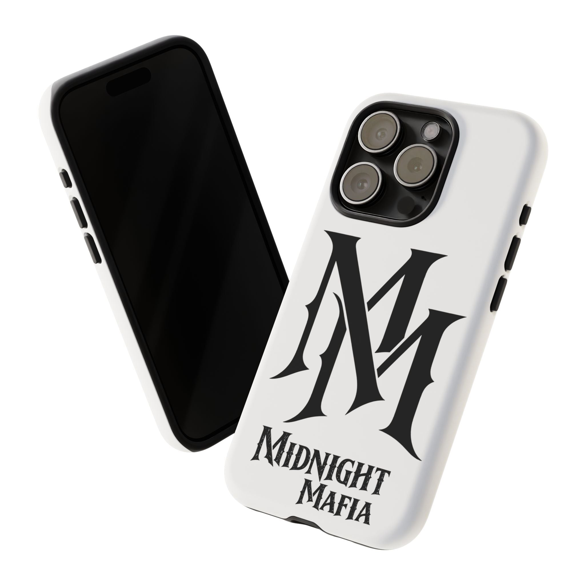 Midnight Mafia Phone Case — "MM" Monogram Protective iPhone Cover