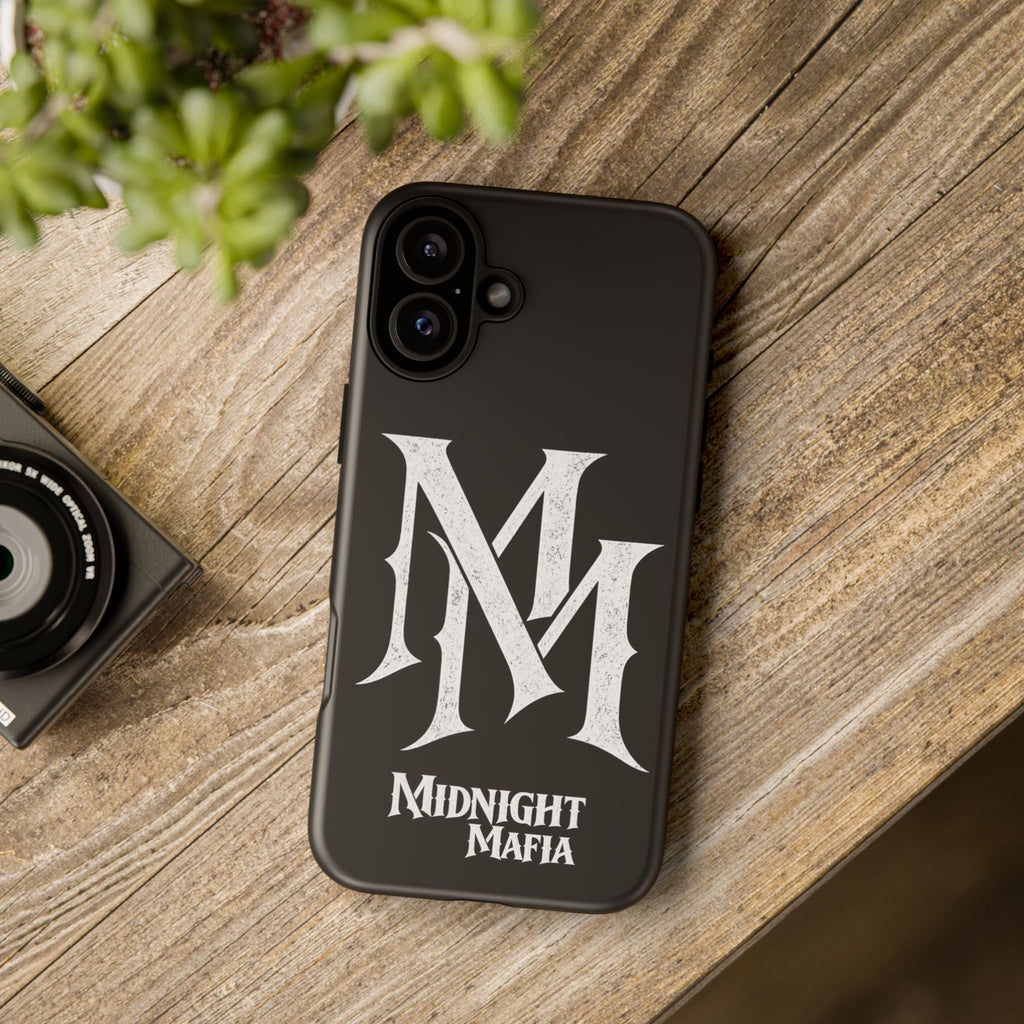 Midnight Mafia Phone Case - Black Protective iPhone Cover with MM Logo