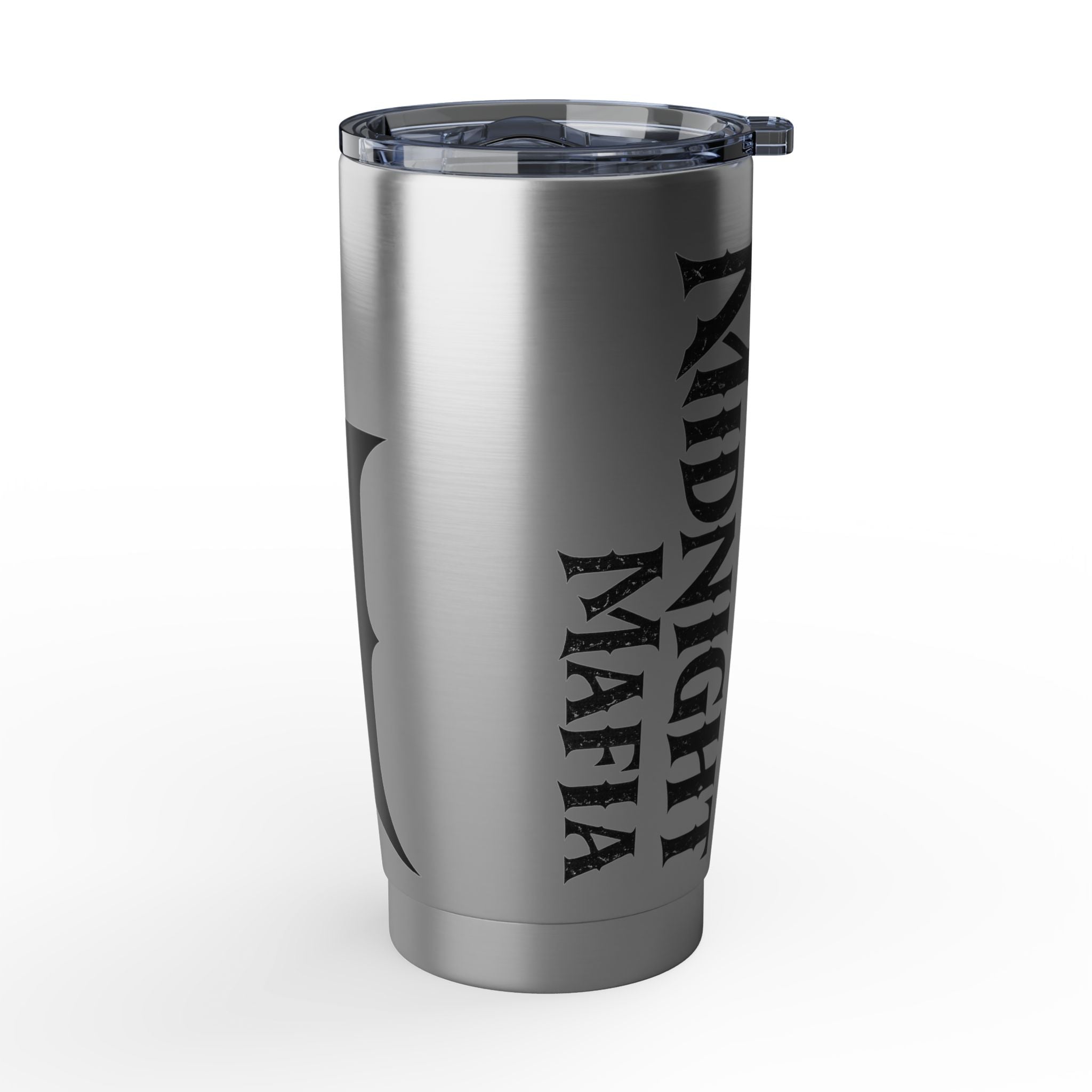 Midnight Mafia 20oz Stainless Tumbler — Insulated Travel Cup with Bold 'MM' Logo