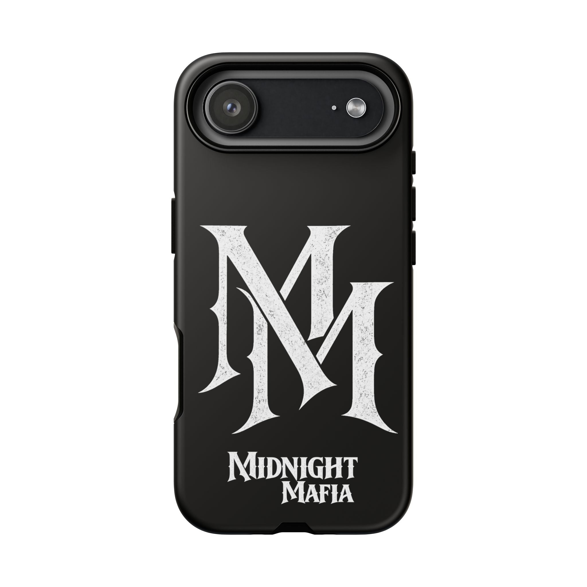 Midnight Mafia Phone Case - Black Protective iPhone Cover with MM Logo