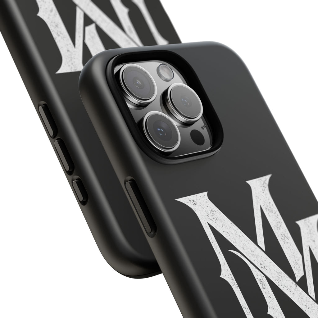 Midnight Mafia Phone Case - Black Protective iPhone Cover with MM Logo