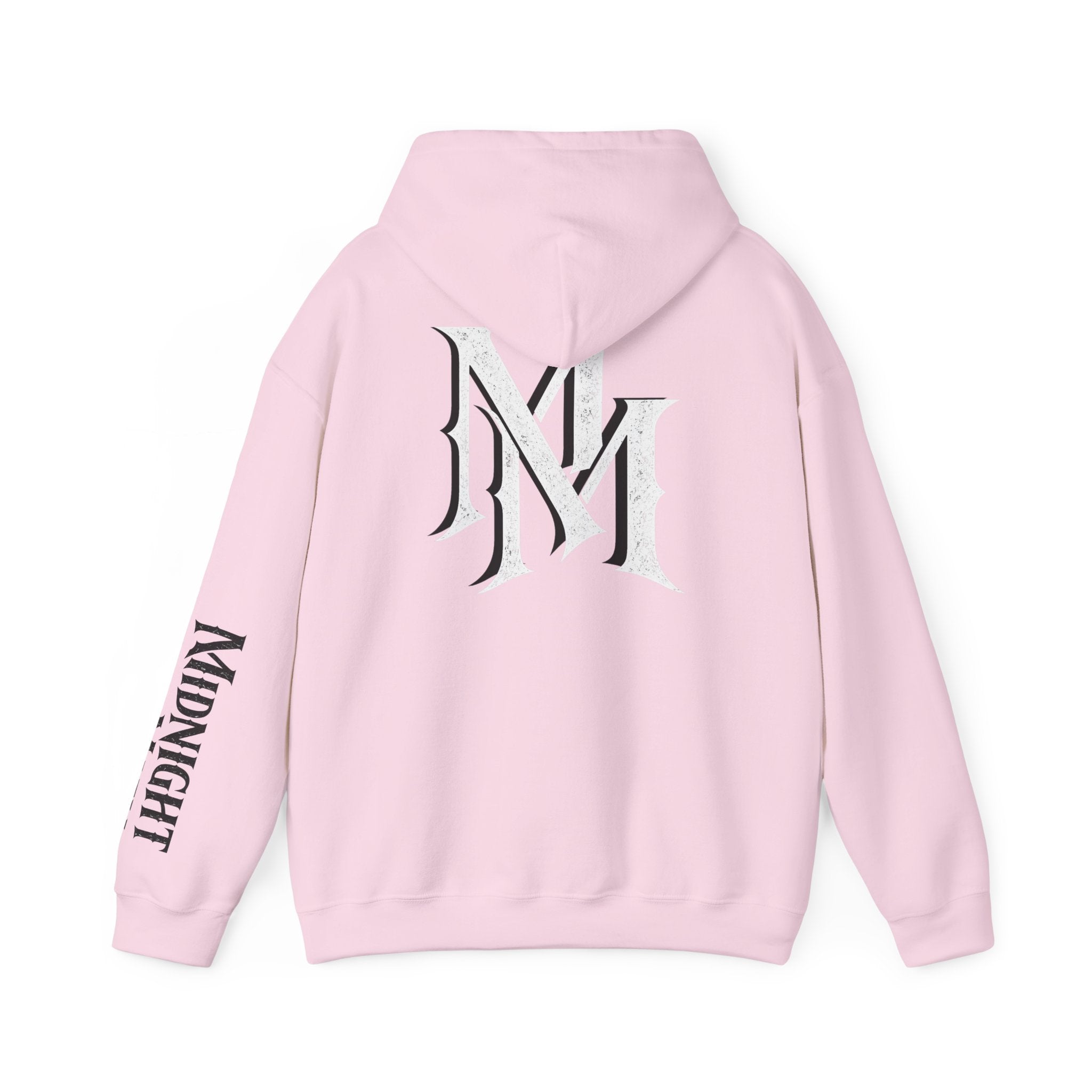 Hoodie — Monogram Midnight Mafia “MM” Logo Pullover W/Midnight Mafia Sleeve