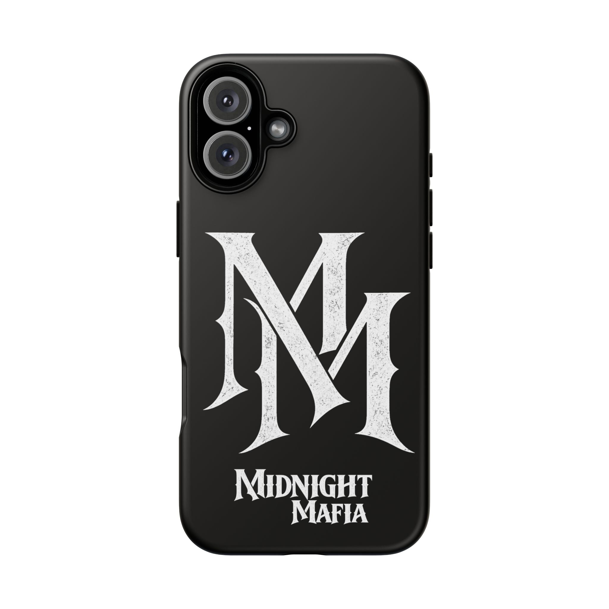 Midnight Mafia Phone Case - Black Protective iPhone Cover with MM Logo