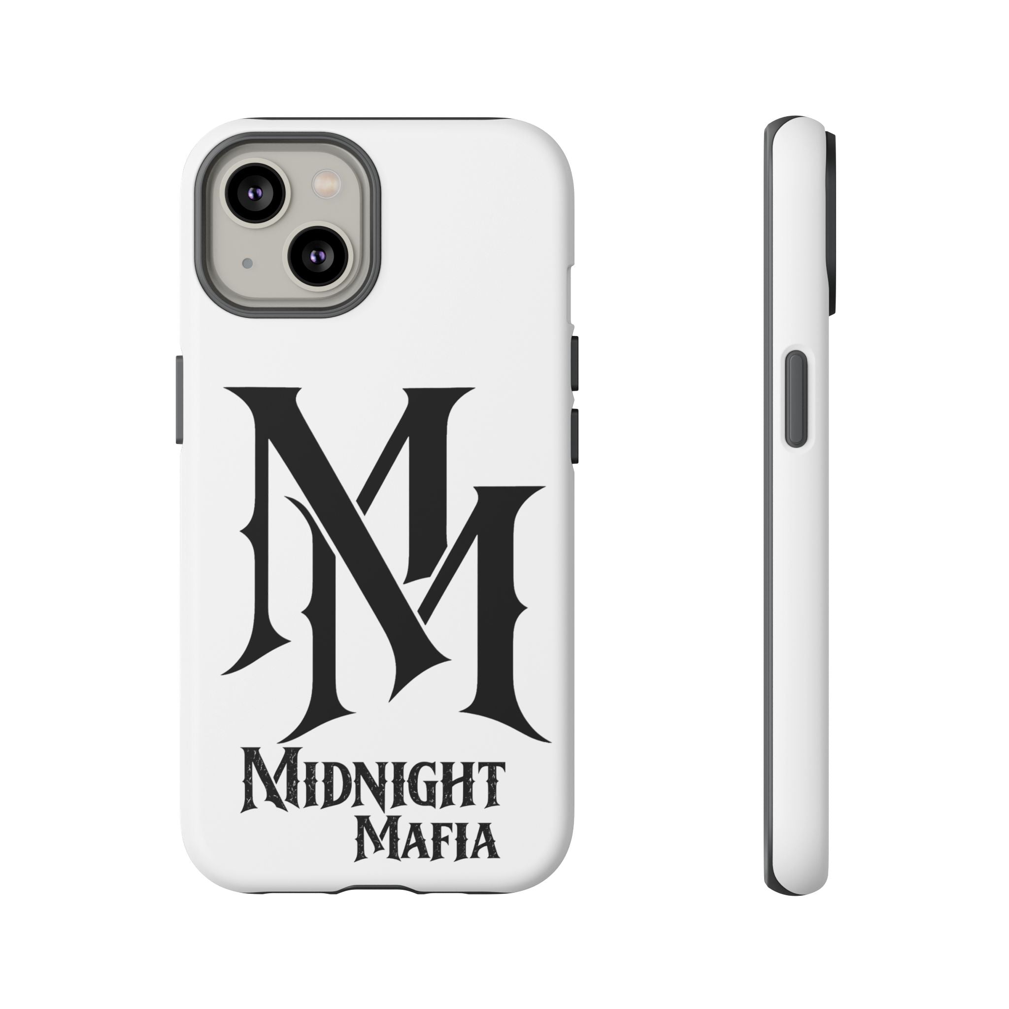 Midnight Mafia Phone Case — "MM" Monogram Protective iPhone Cover