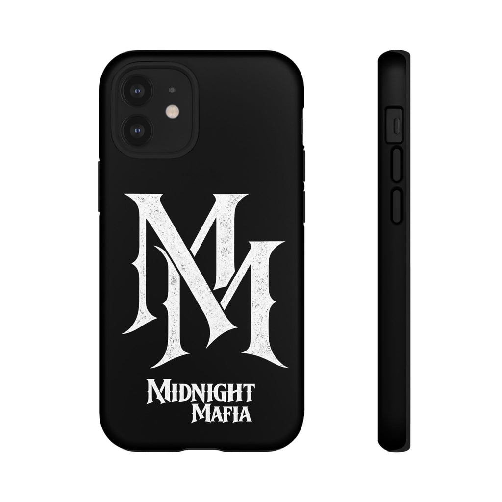 Midnight Mafia Phone Case - Black Protective iPhone Cover with MM Logo