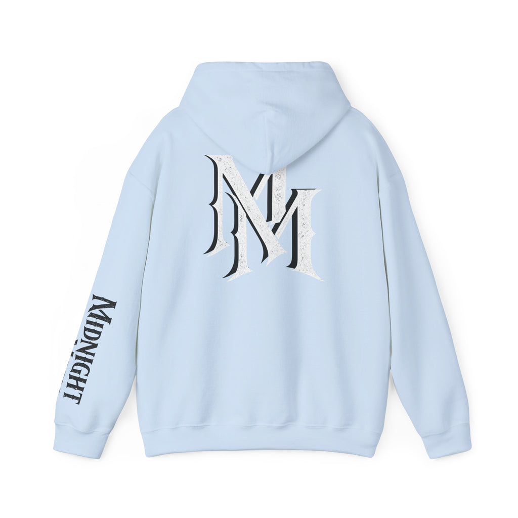 Hoodie — Monogram Midnight Mafia “MM” Logo Pullover W/Midnight Mafia Sleeve