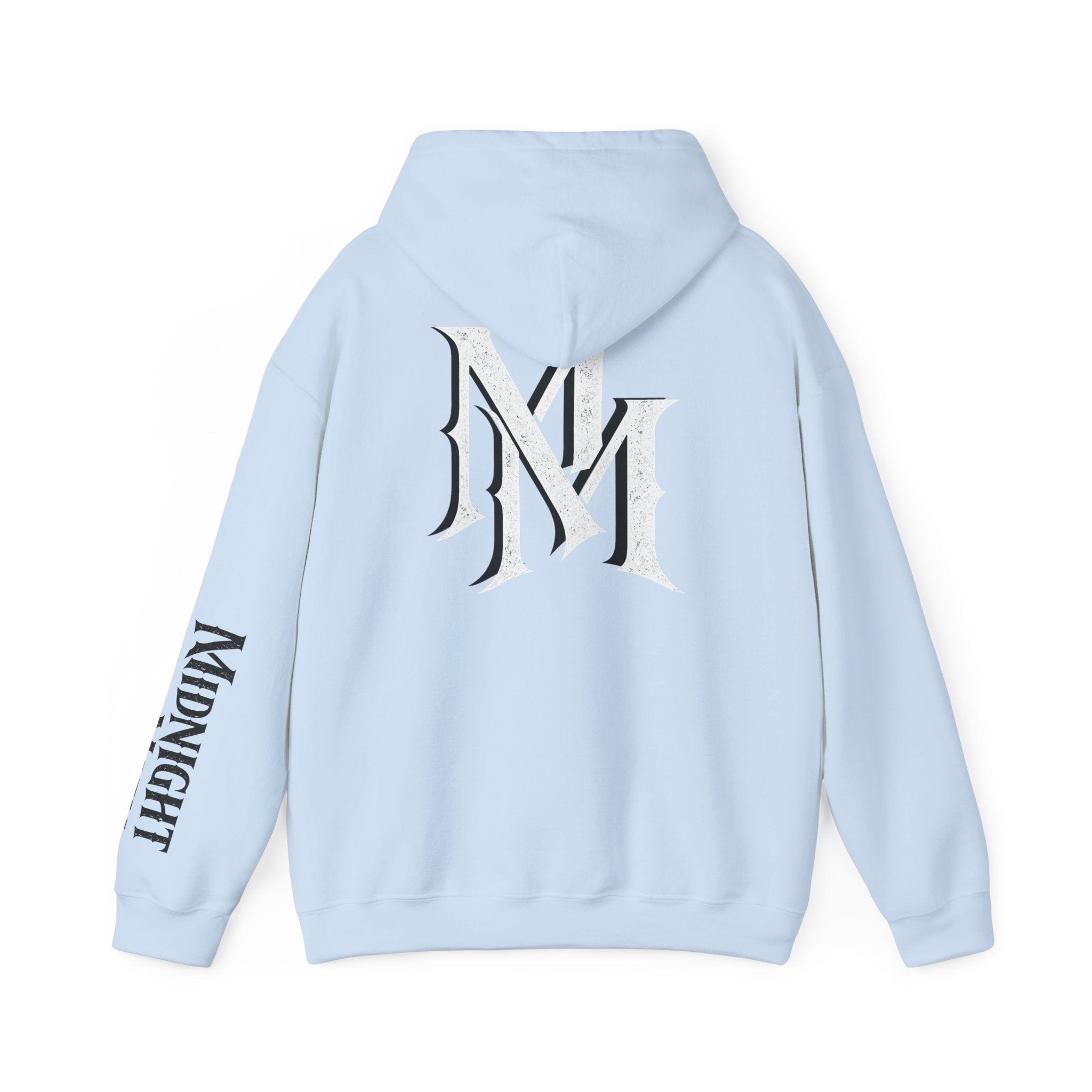 Hoodie — Monogram Midnight Mafia “MM” Logo Pullover W/Midnight Mafia Sleeve