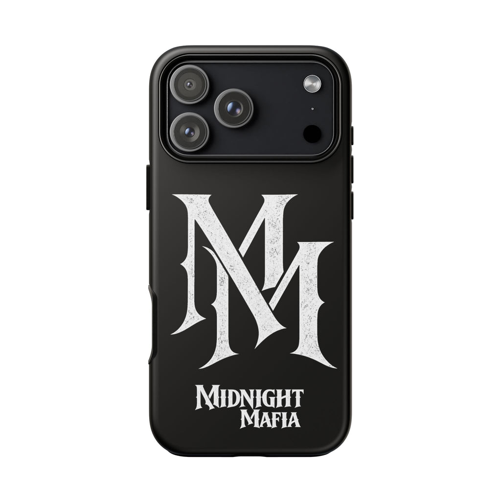 Midnight Mafia Phone Case - Black Protective iPhone Cover with MM Logo