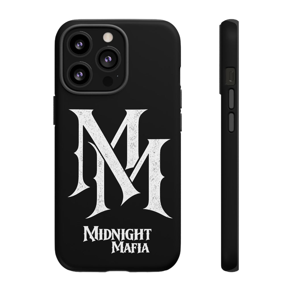 Midnight Mafia Phone Case - Black Protective iPhone Cover with MM Logo