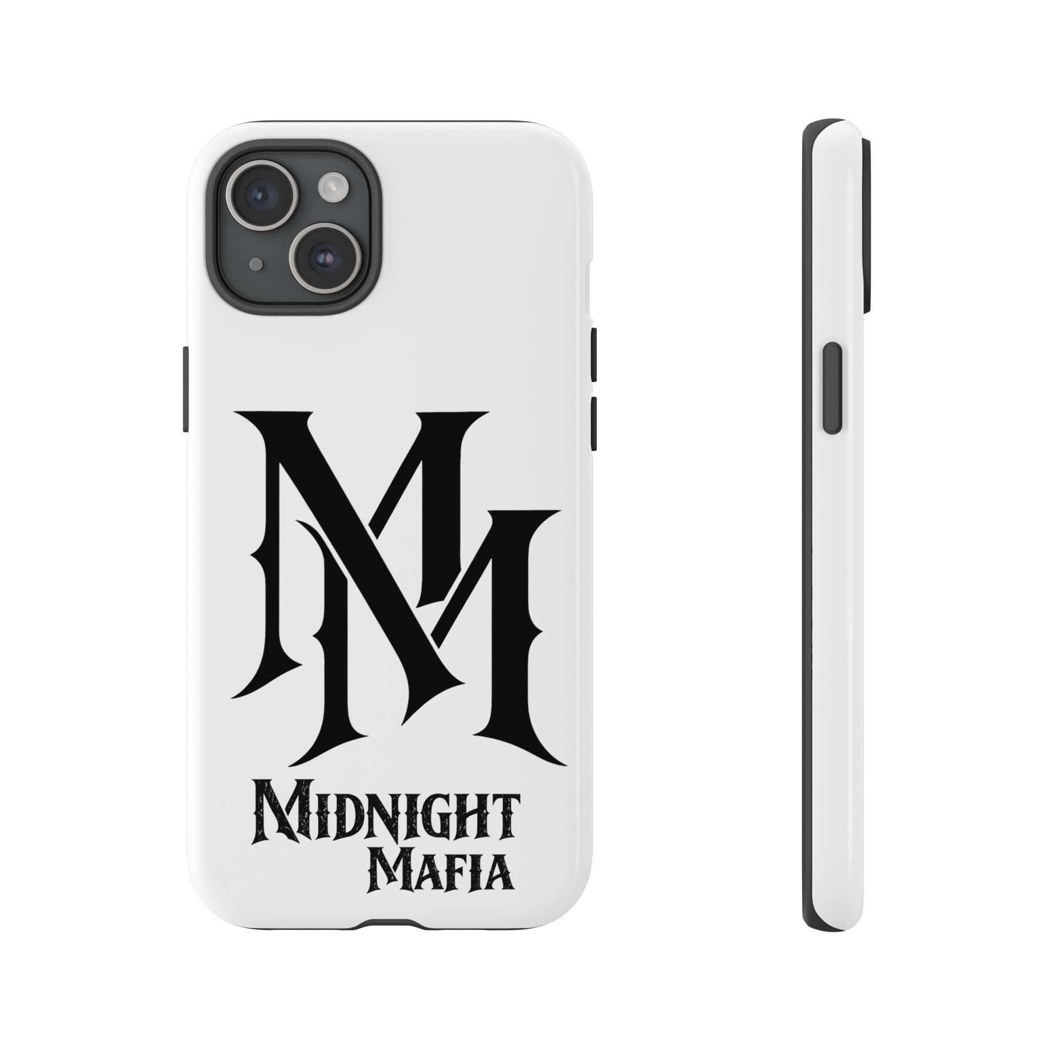 Midnight Mafia Phone Case — "MM" Monogram Protective iPhone Cover