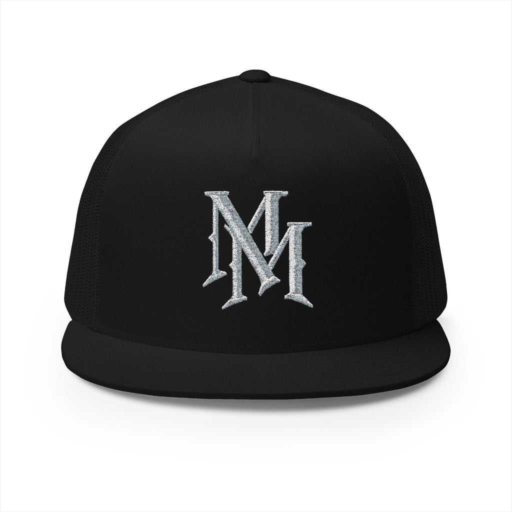 Embroidered "MM" Monogram Trucker Cap