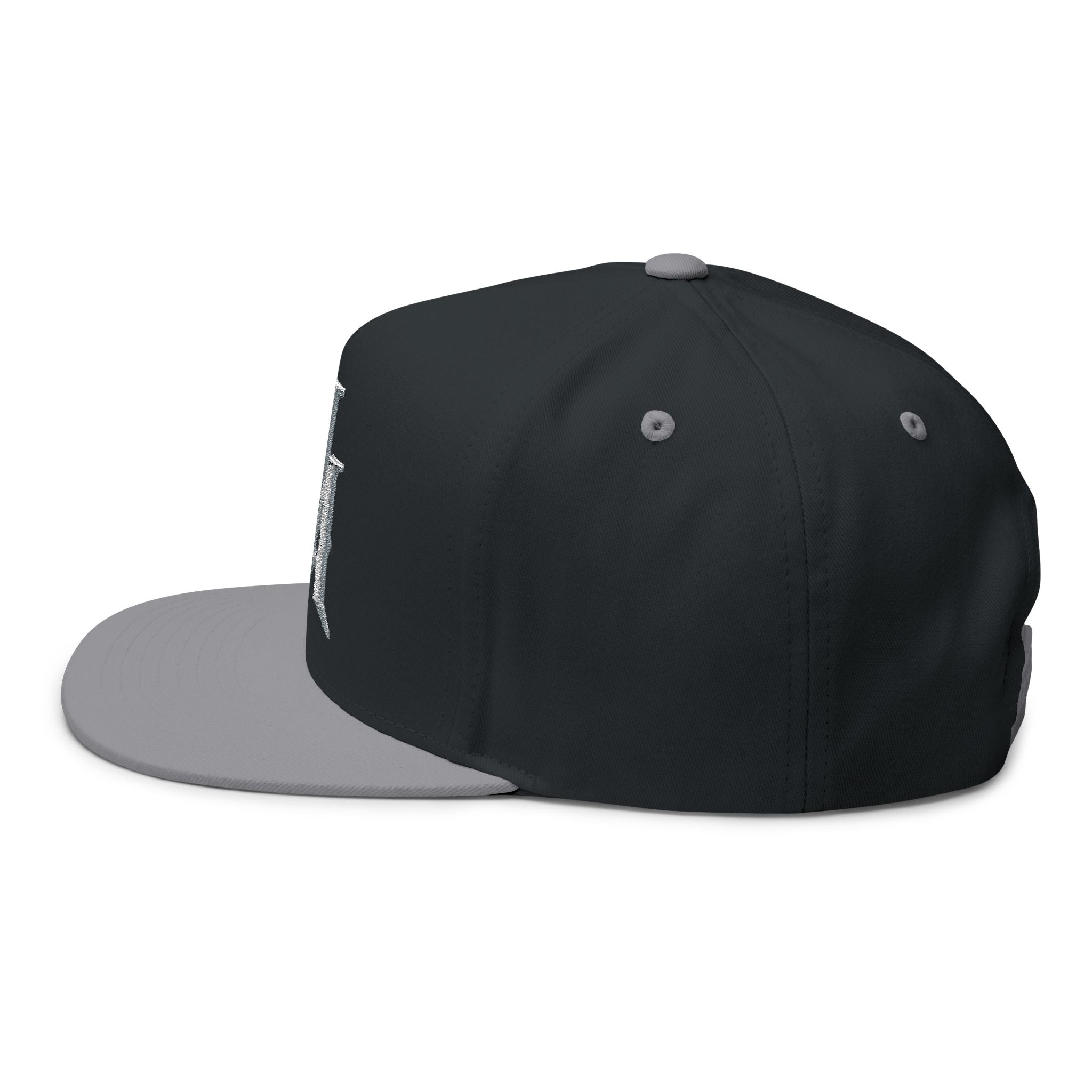 Midnight Mafia "MM" — Classic White Snapback Hat