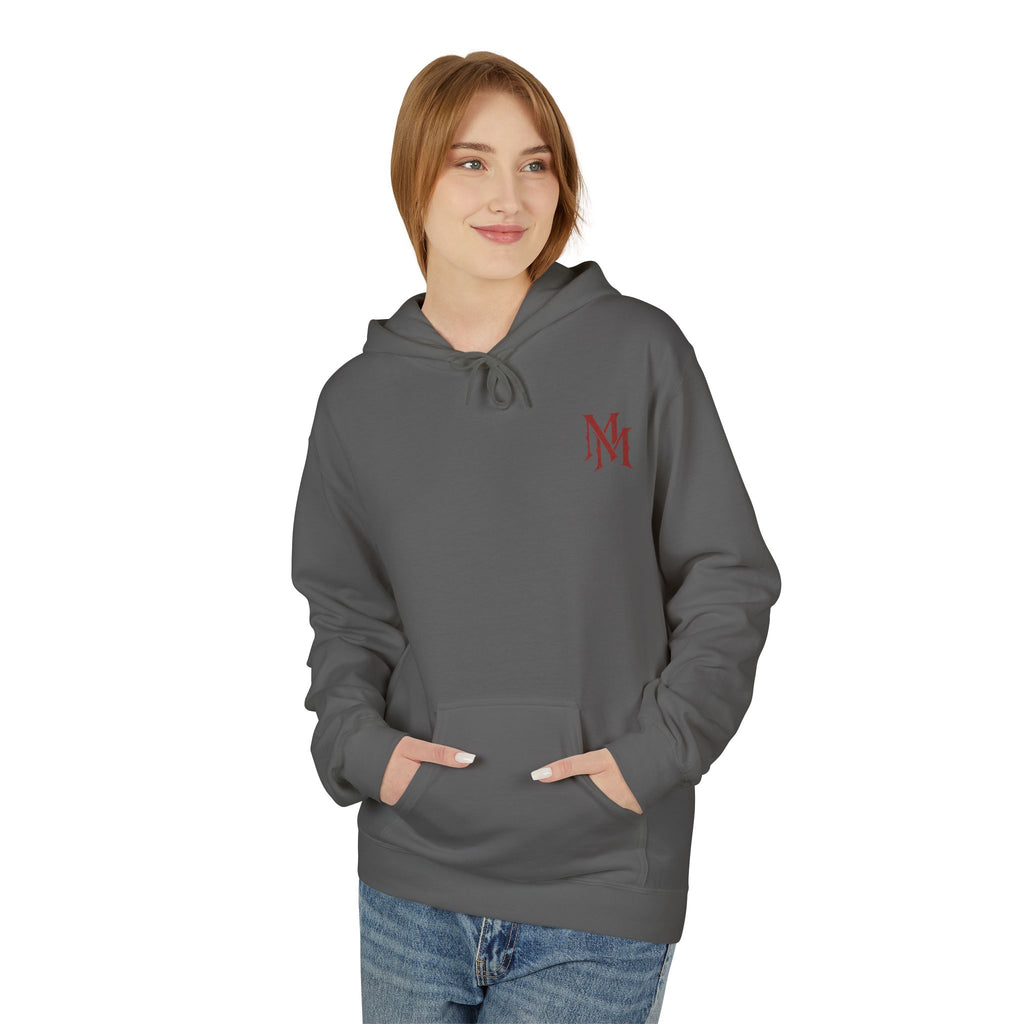 No Plate No Case Hoodie – Bold Distressed Logo Pullover