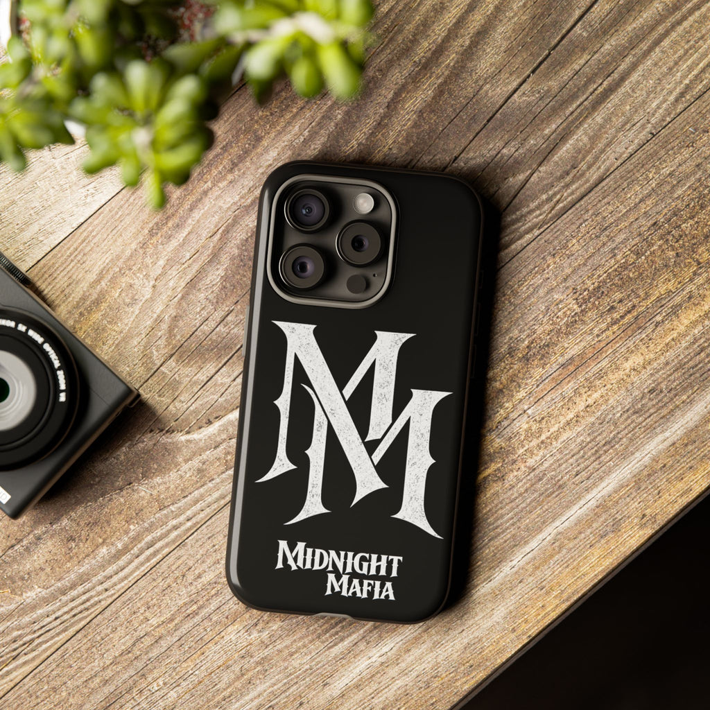 Midnight Mafia Phone Case - Black Protective iPhone Cover with MM Logo