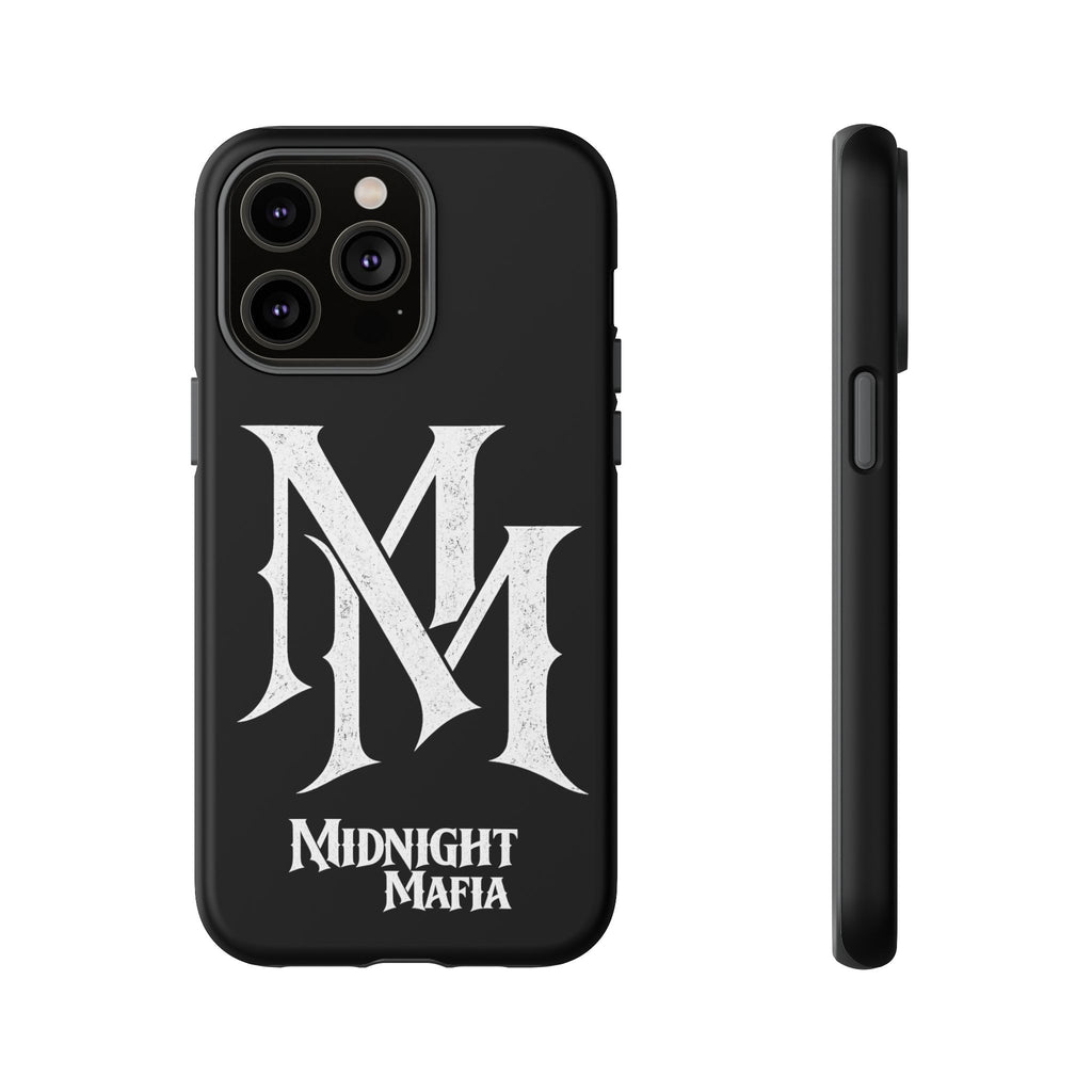 Midnight Mafia Phone Case - Black Protective iPhone Cover with MM Logo