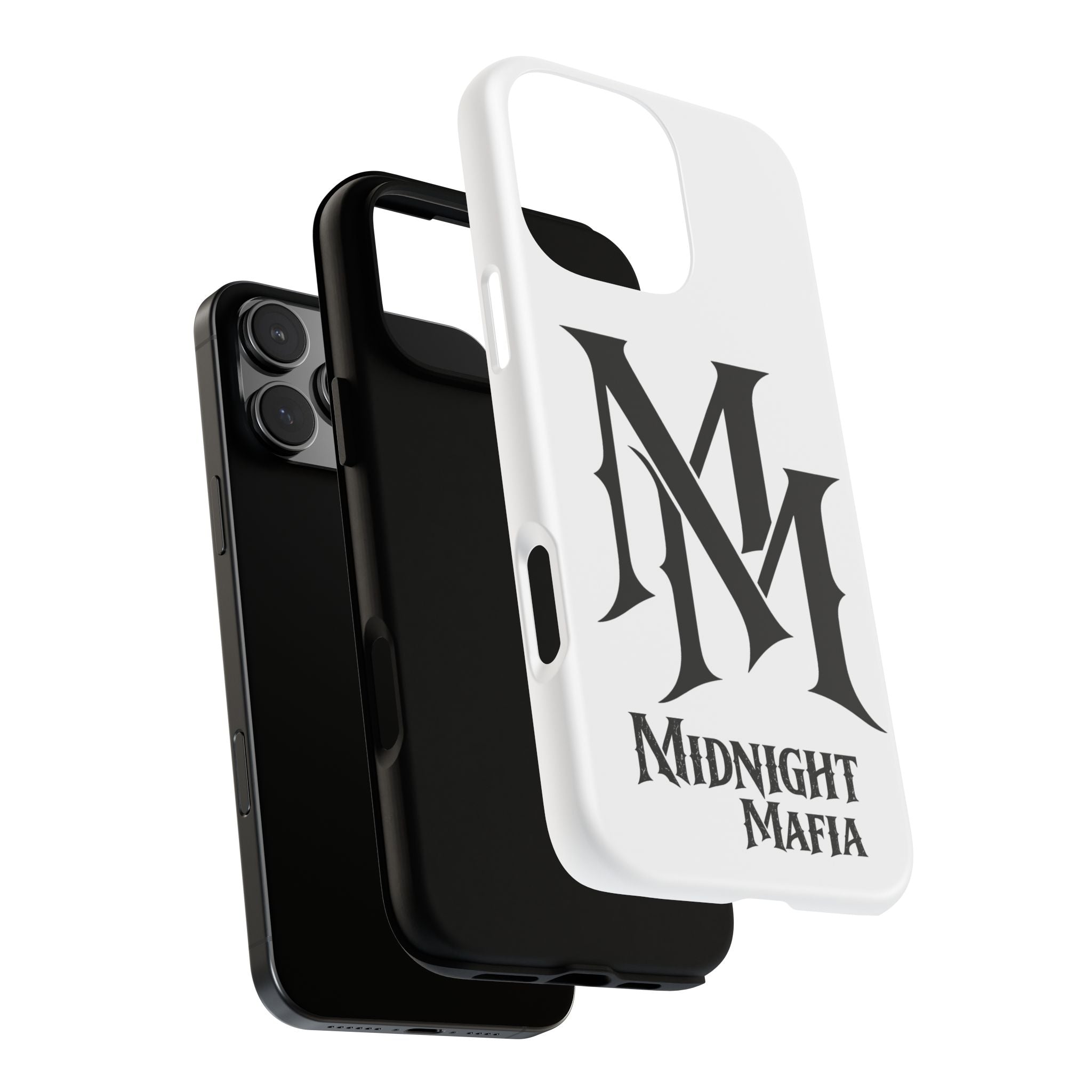 Midnight Mafia Phone Case — "MM" Monogram Protective iPhone Cover