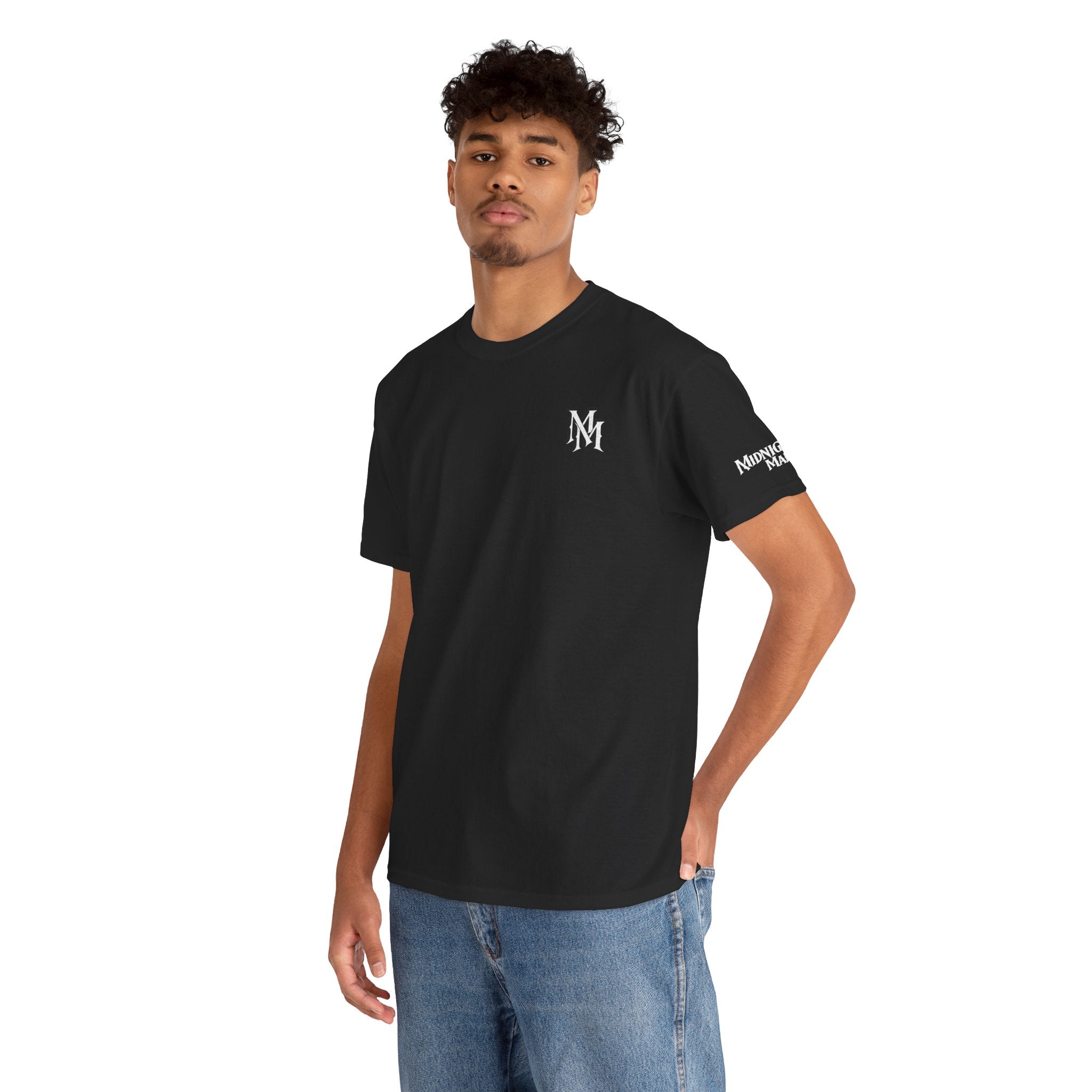 Monogram 'MM' Logo T-Shirt – Midnight Mafia Tee