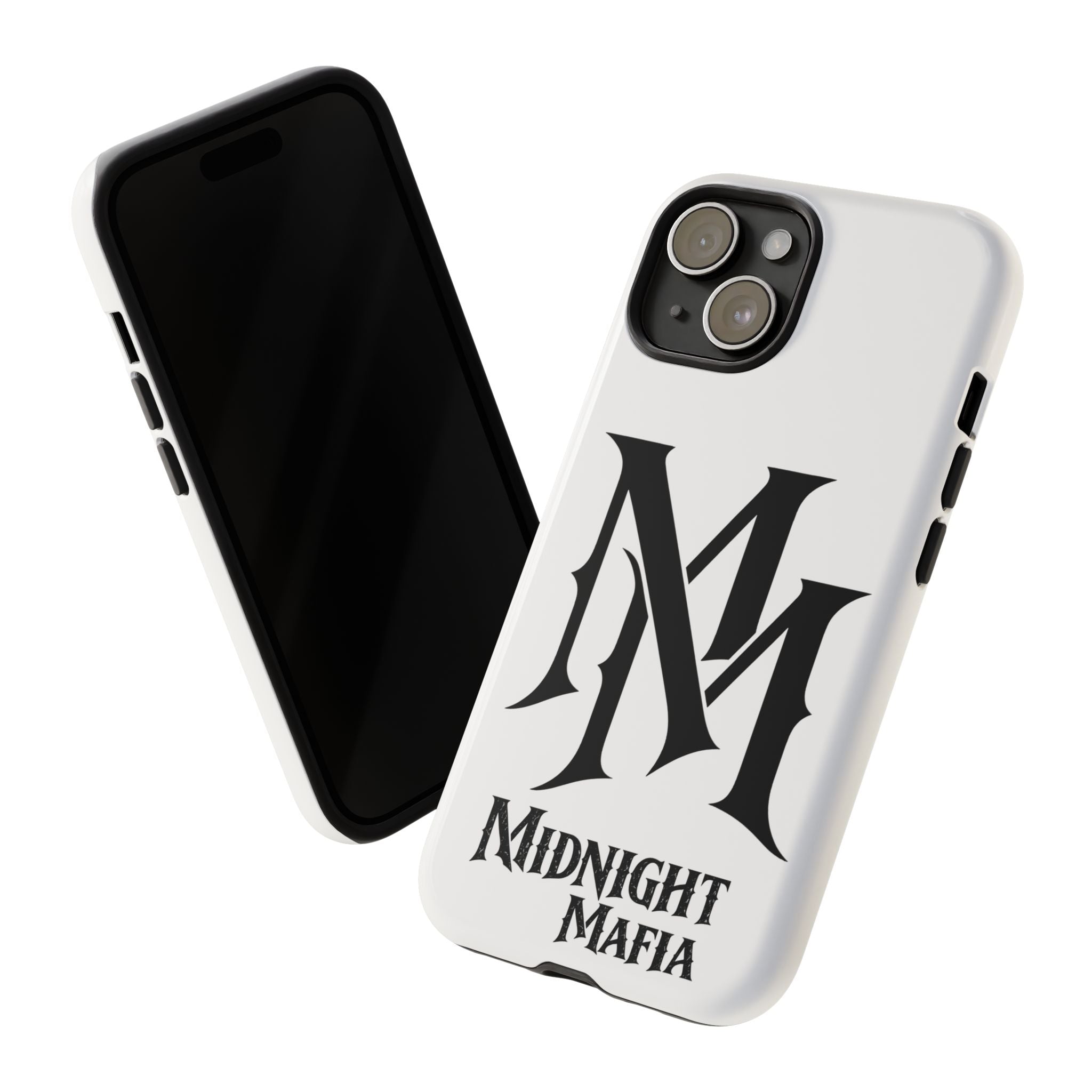 Midnight Mafia Phone Case — "MM" Monogram Protective iPhone Cover