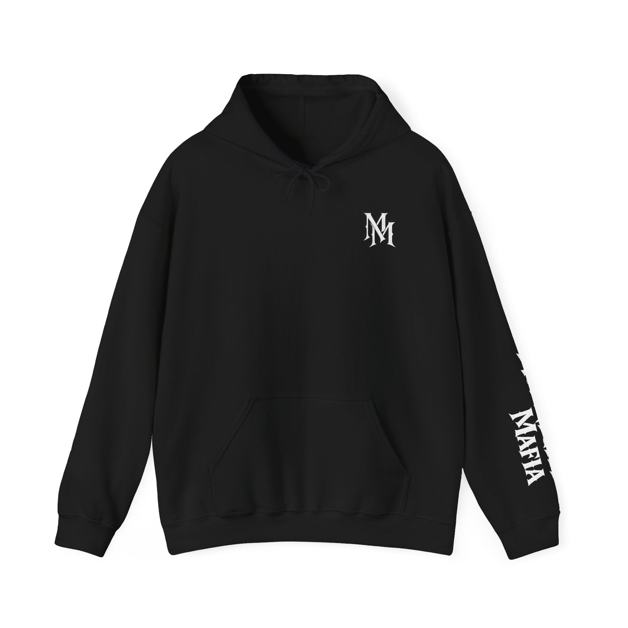 Hoodie — Monogram Midnight Mafia “MM” Logo Pullover W/Midnight Mafia Sleeve