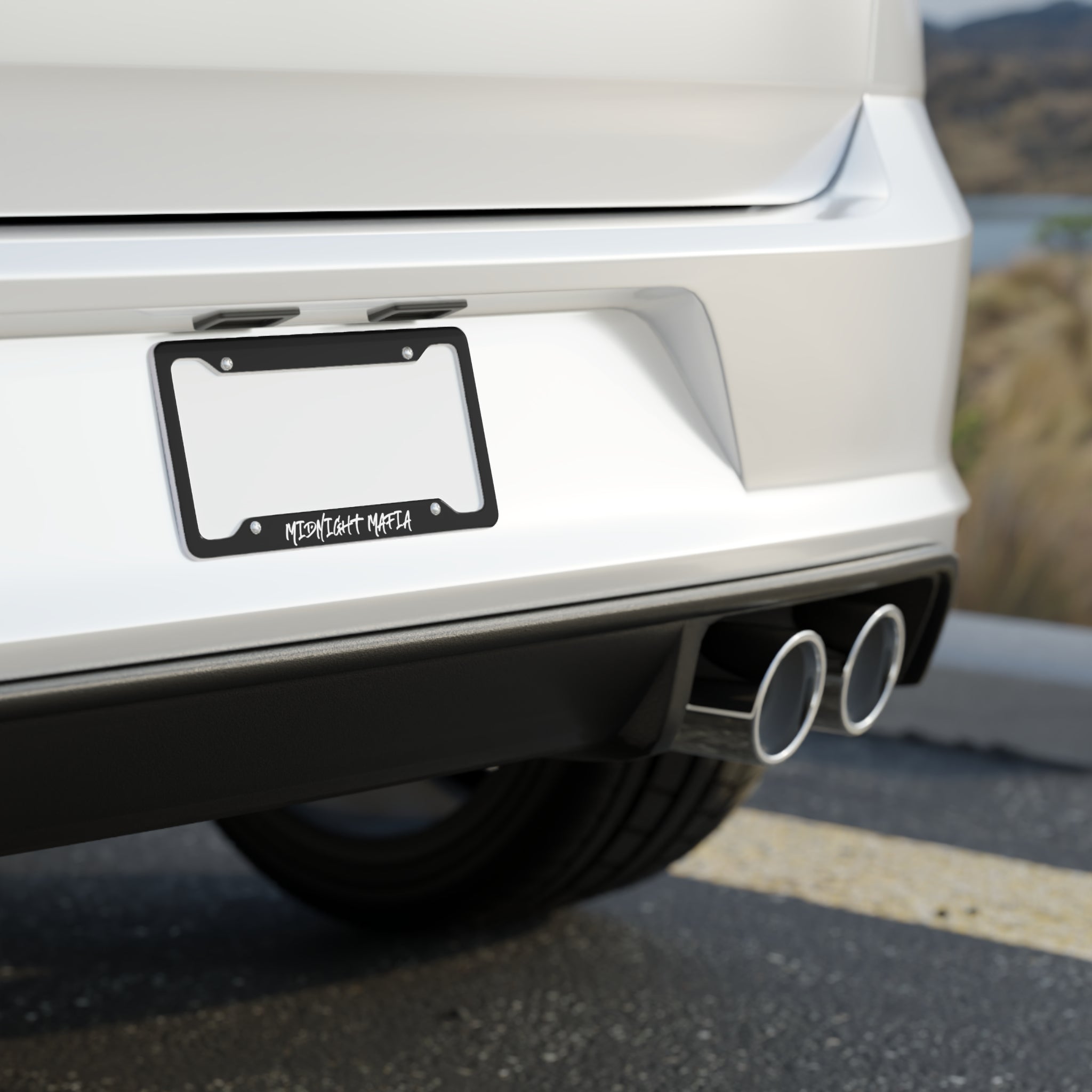 Midnight Mafia License Plate Frame "BLACK"