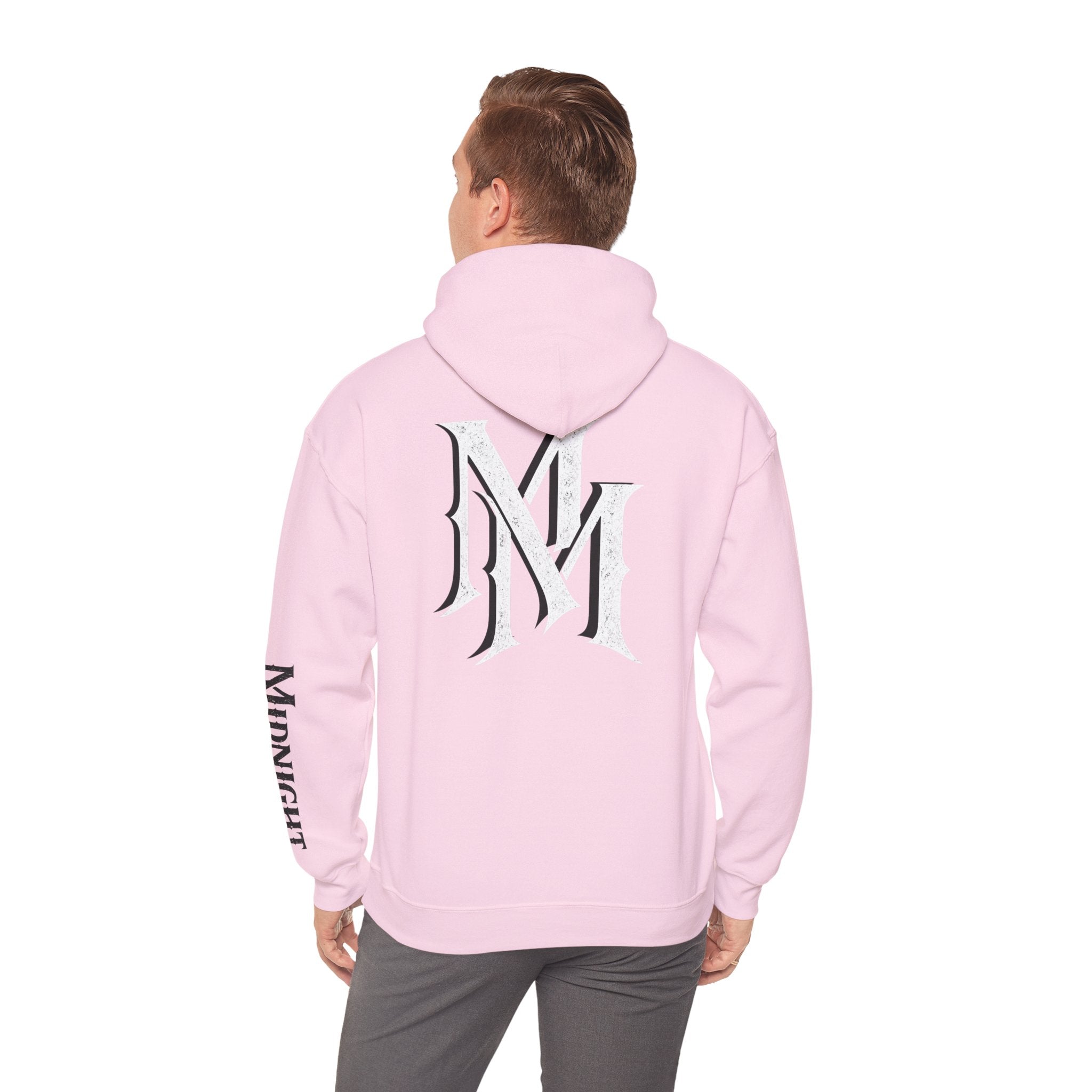 Hoodie — Monogram Midnight Mafia “MM” Logo Pullover W/Midnight Mafia Sleeve