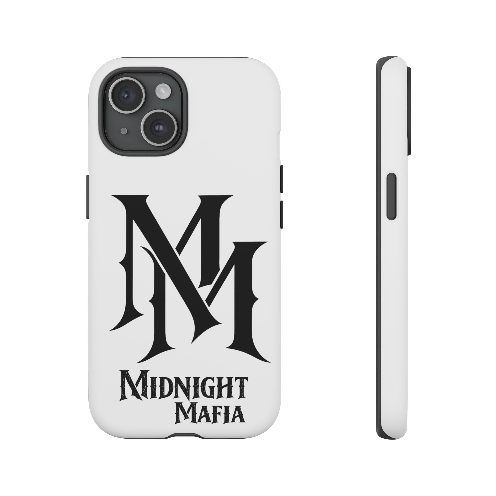 Midnight Mafia Phone Case — "MM" Monogram Protective iPhone Cover