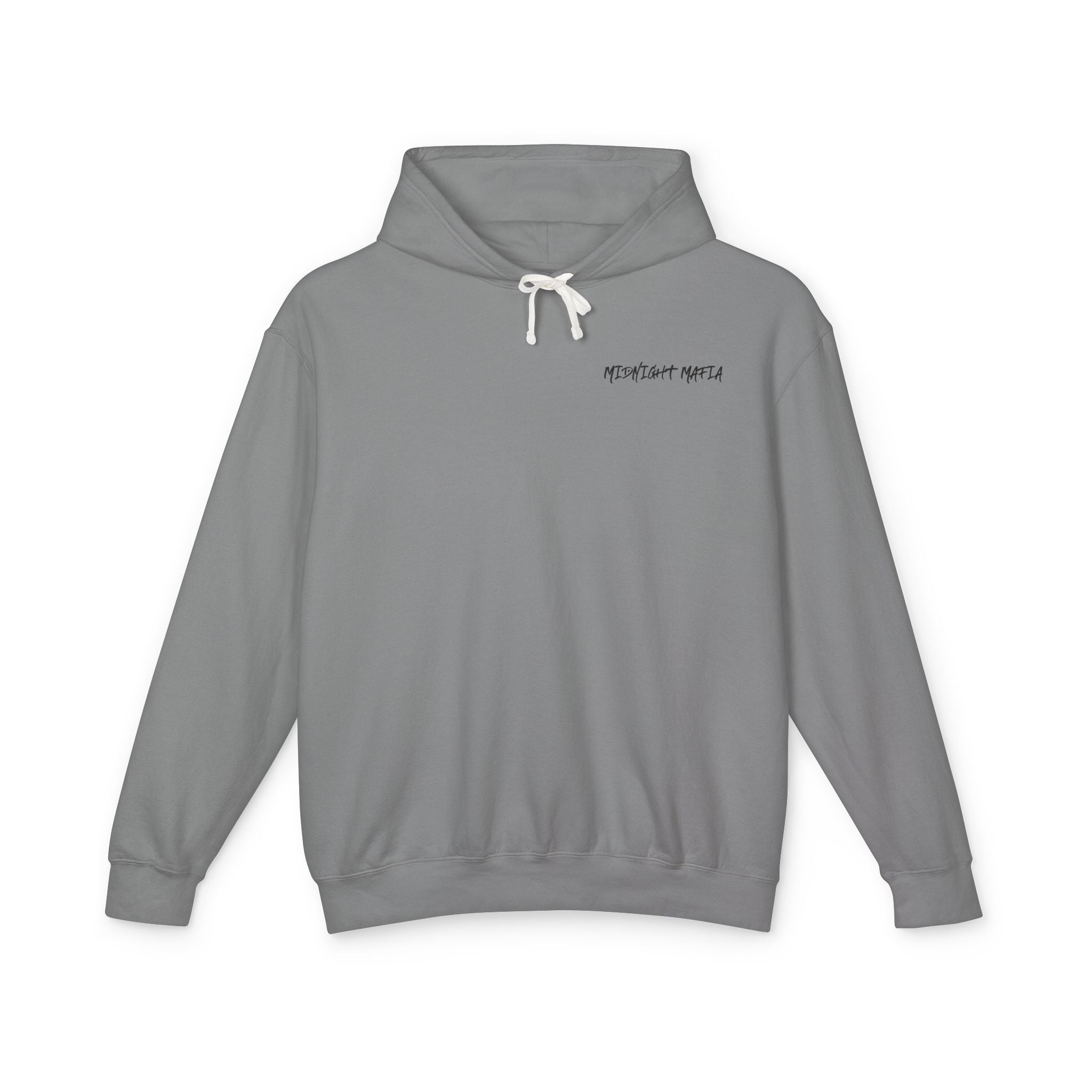 Midnight Mafia Hoodie — Vintage Piston Logo Lightweight Hooded Sweatshirt