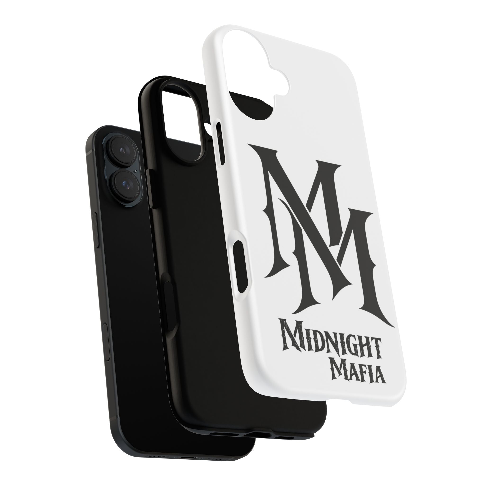 Midnight Mafia Phone Case — "MM" Monogram Protective iPhone Cover
