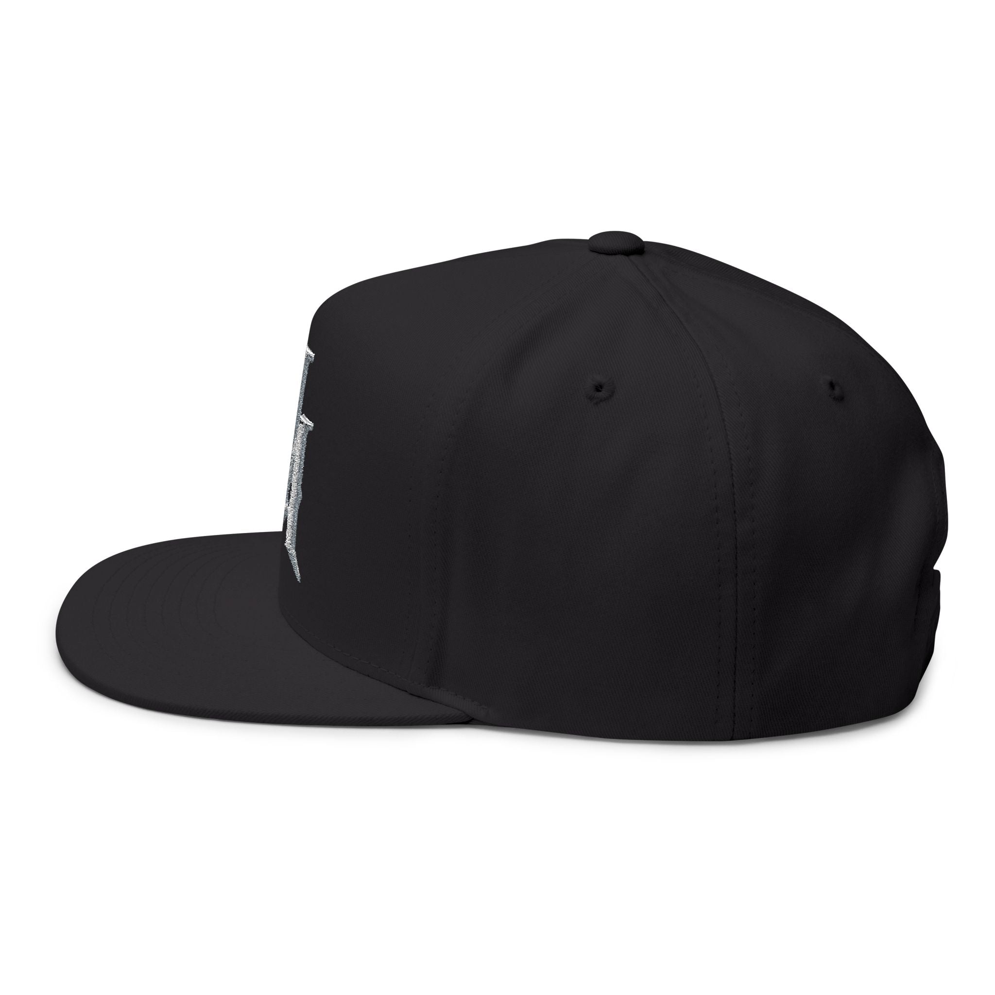 Midnight Mafia "MM" — Classic White Snapback Hat