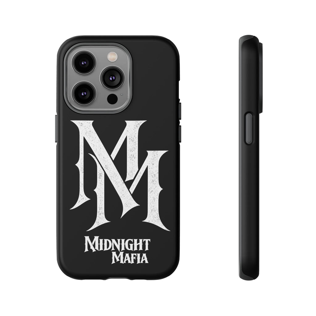 Midnight Mafia Phone Case - Black Protective iPhone Cover with MM Logo