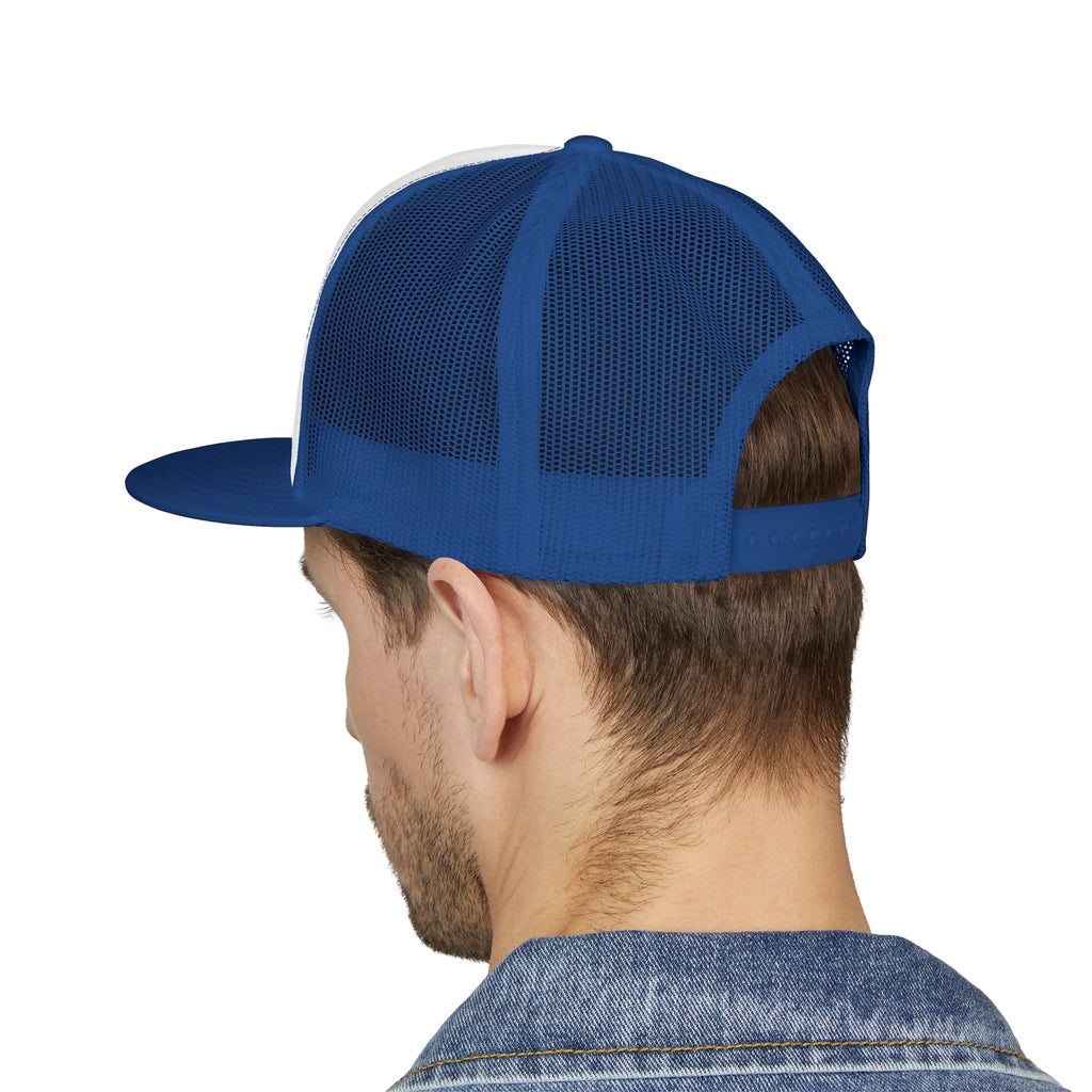 Monogram 'MM' Embroidered Trucker Cap — Classic Vintage Logo Snapback