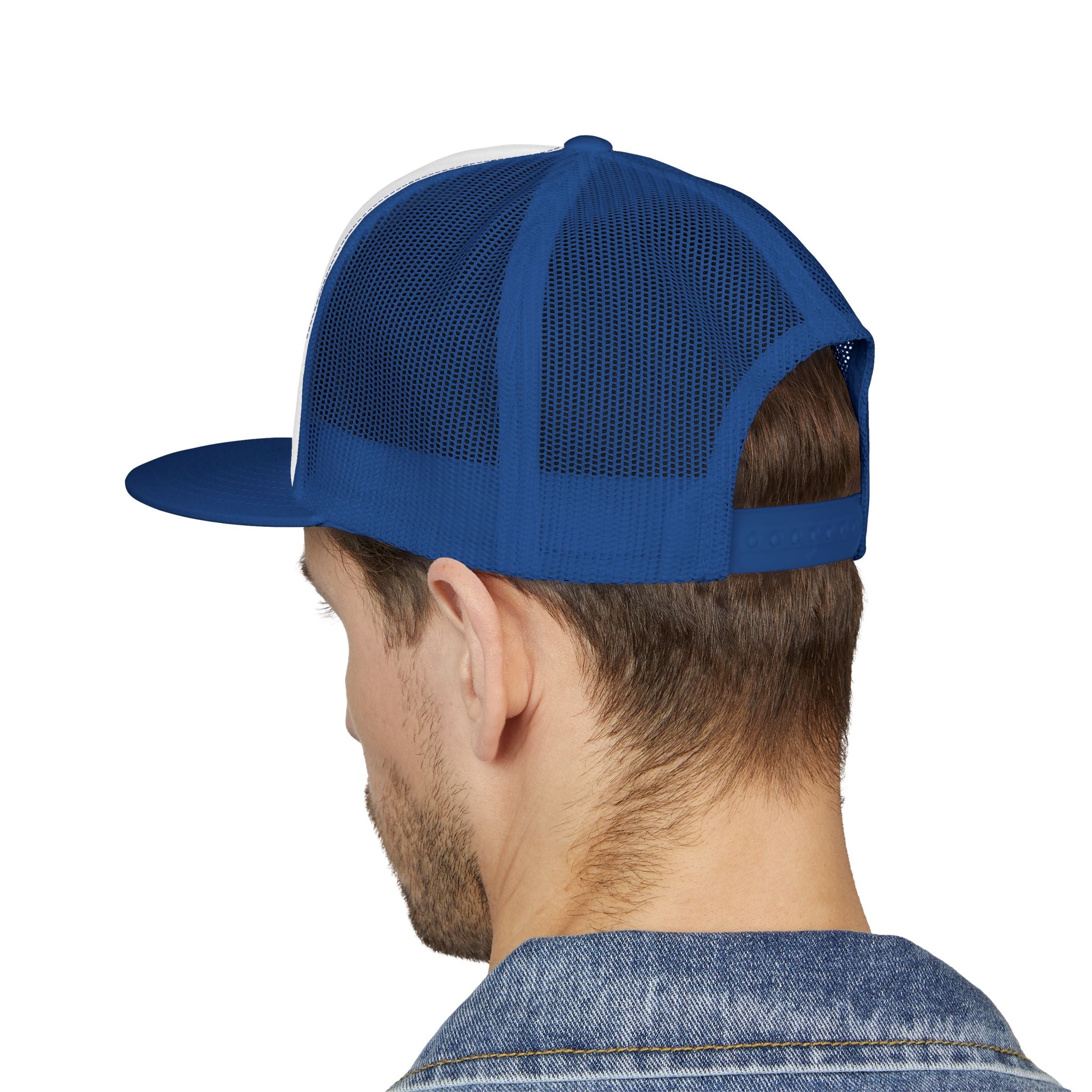 Monogram 'MM' Embroidered Trucker Cap — Classic Vintage Logo Snapback