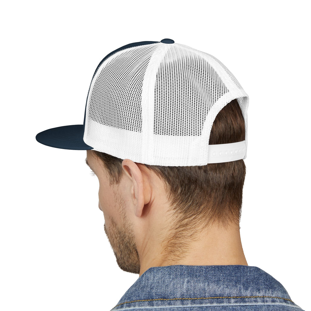 Embroidered "MM" Monogram Trucker Cap