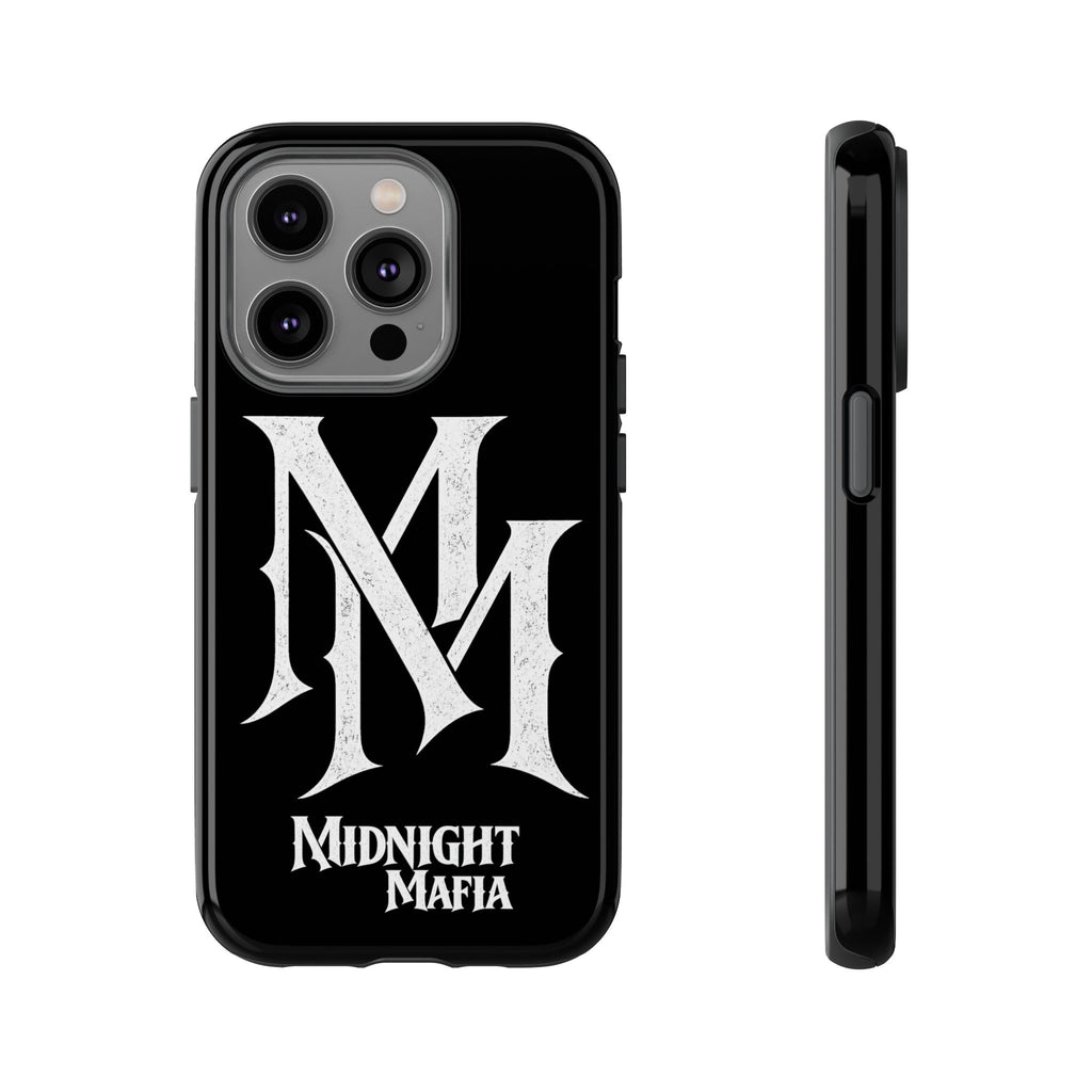 Midnight Mafia Phone Case - Black Protective iPhone Cover with MM Logo