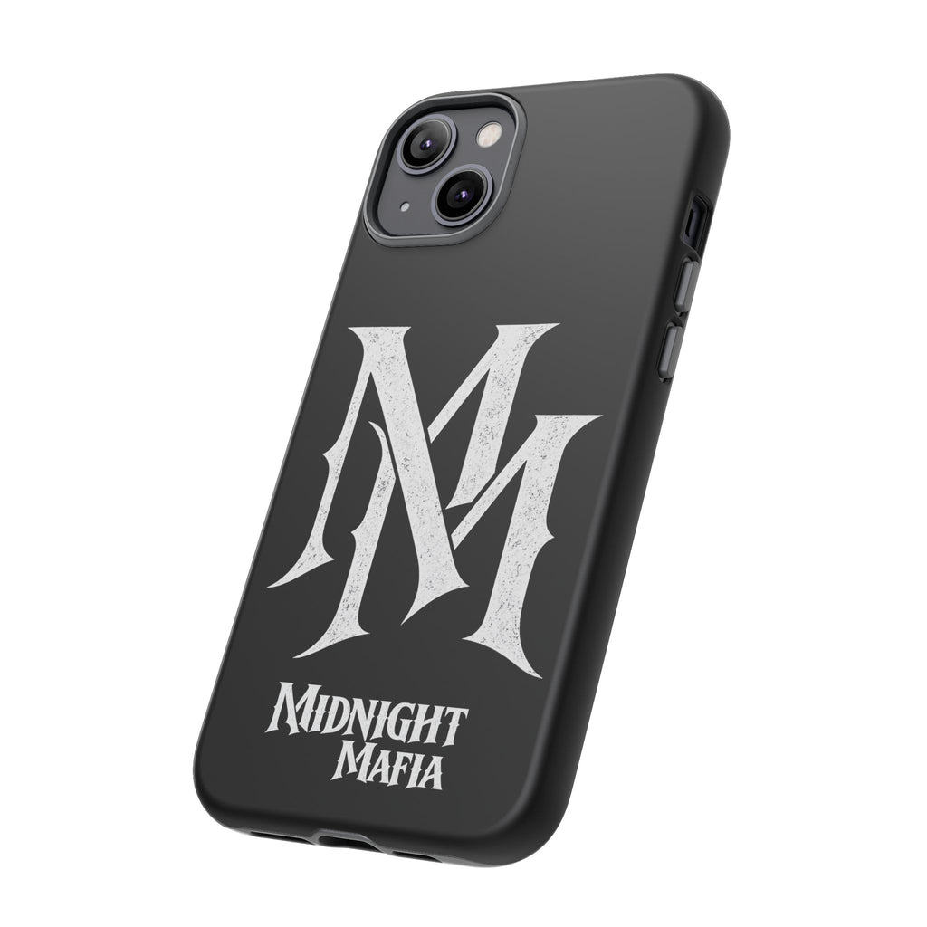 Midnight Mafia Phone Case - Black Protective iPhone Cover with MM Logo