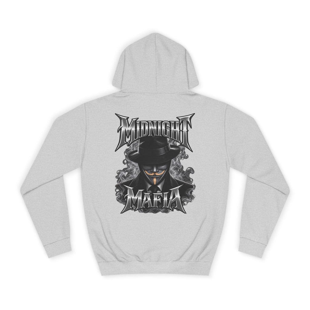 Midnight Mafia Hoodie — MM Anonymous Caricature  Graphic Pullover