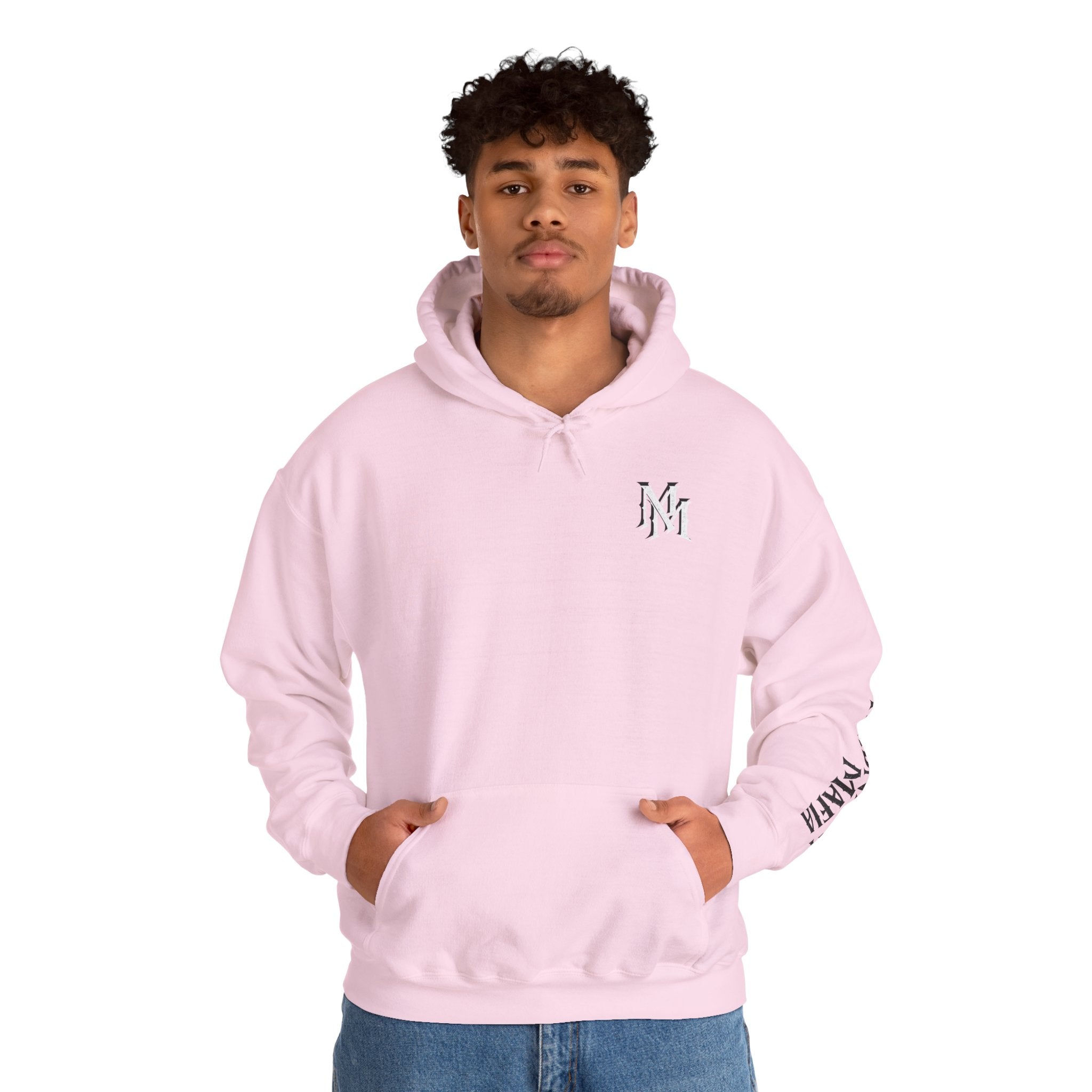 Hoodie — Monogram Midnight Mafia “MM” Logo Pullover W/Midnight Mafia Sleeve