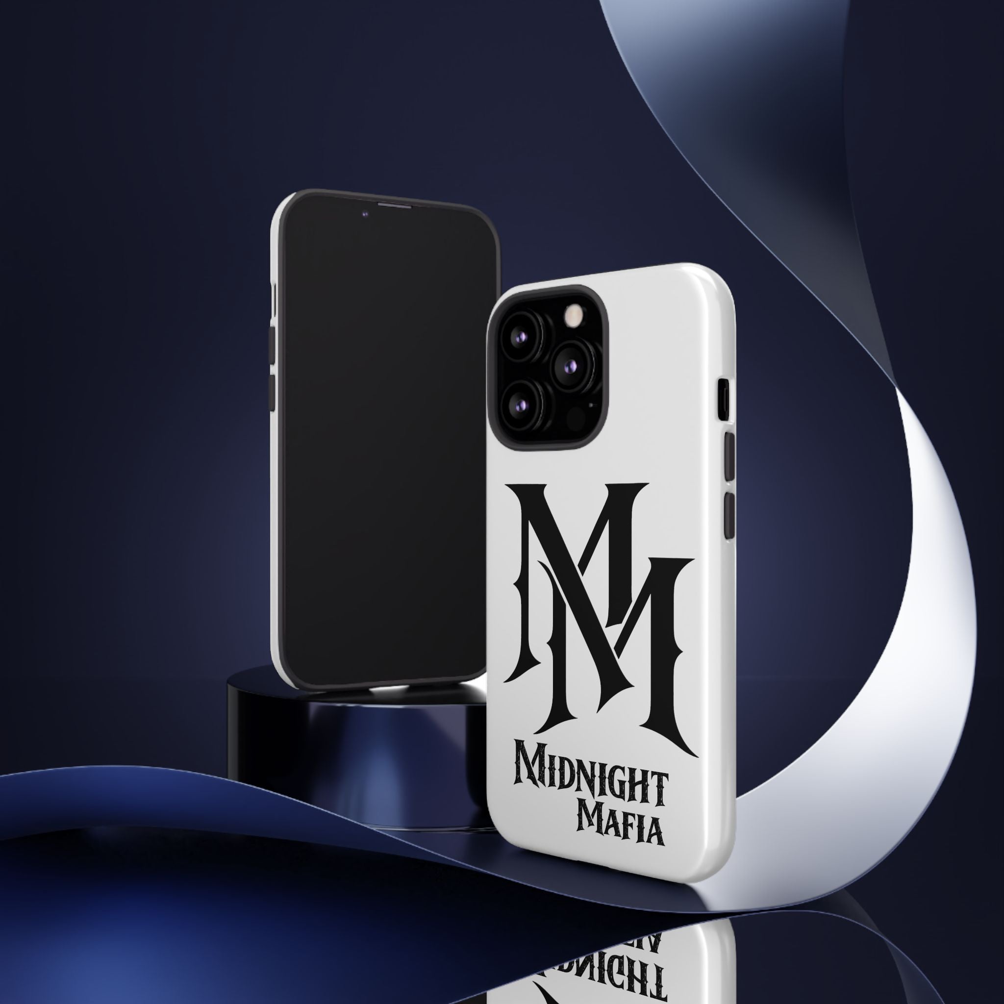 Midnight Mafia Phone Case — "MM" Monogram Protective iPhone Cover
