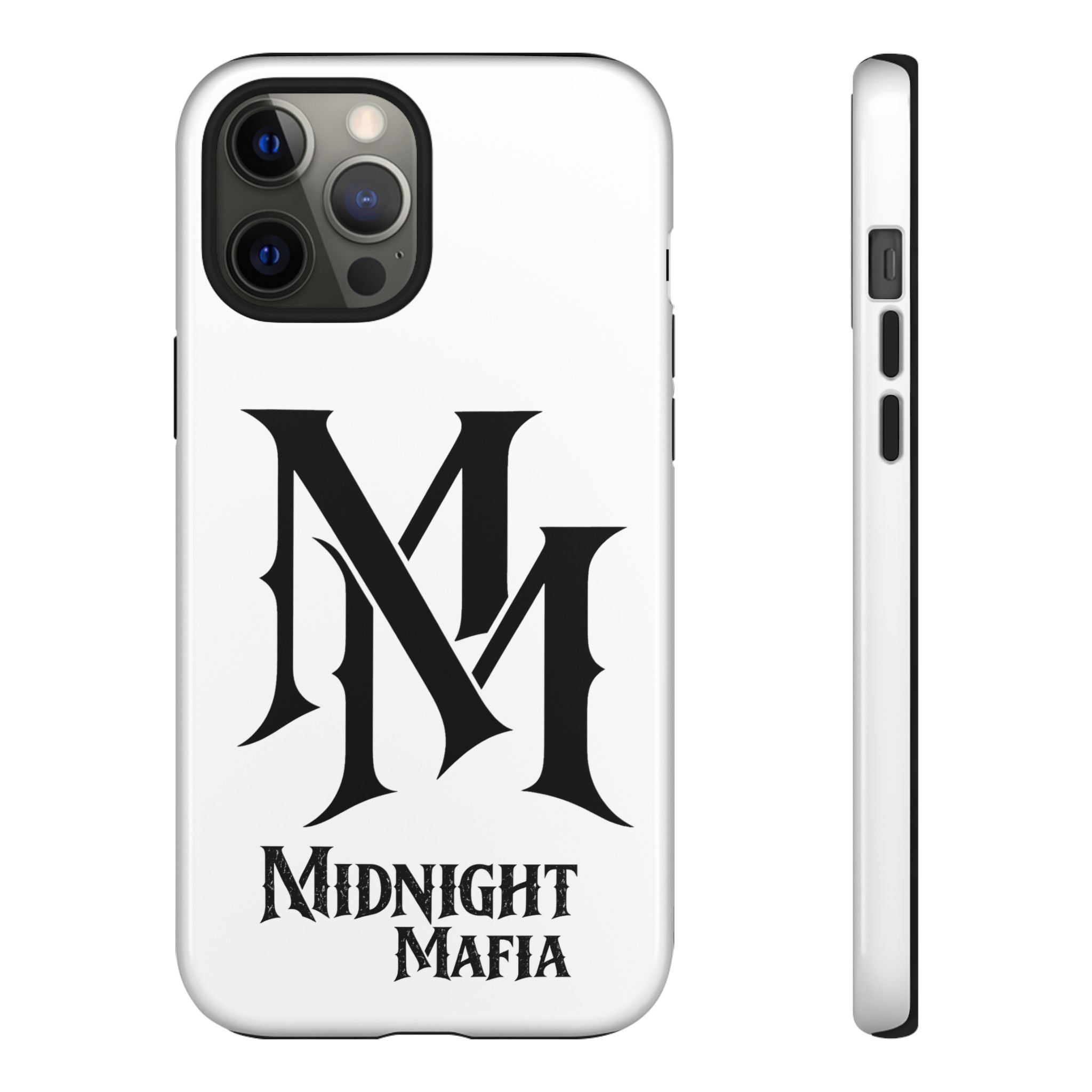 Midnight Mafia Phone Case — "MM" Monogram Protective iPhone Cover