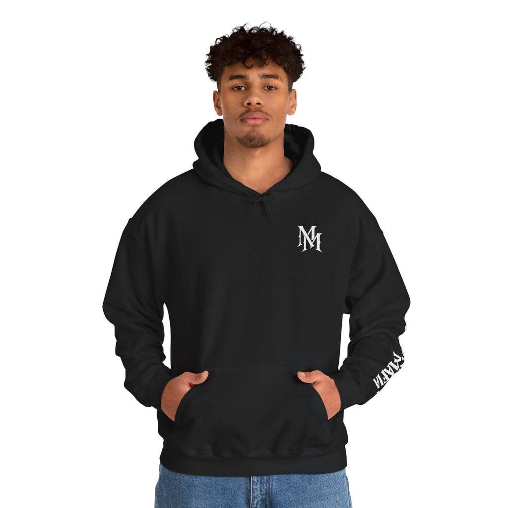 Hoodie — Monogram Midnight Mafia “MM” Logo Pullover W/Midnight Mafia Sleeve