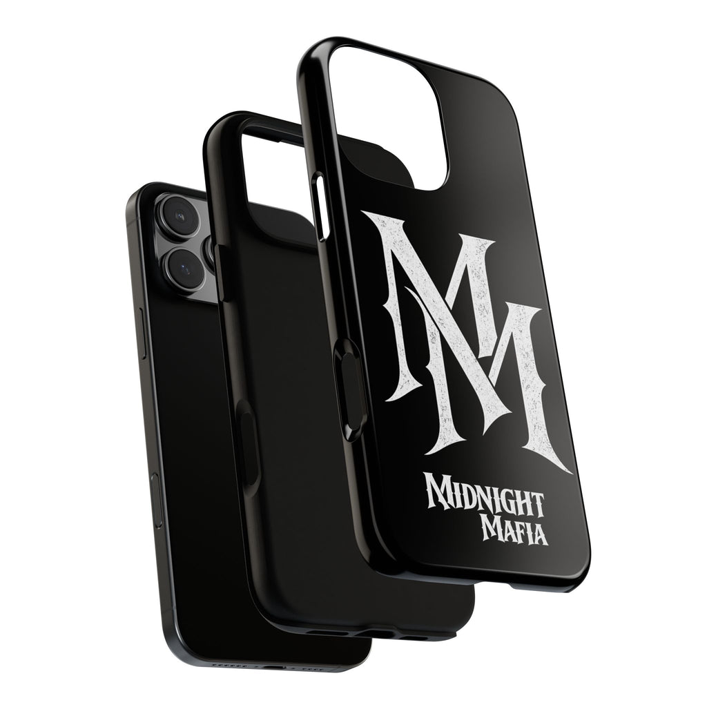 Midnight Mafia Phone Case - Black Protective iPhone Cover with MM Logo