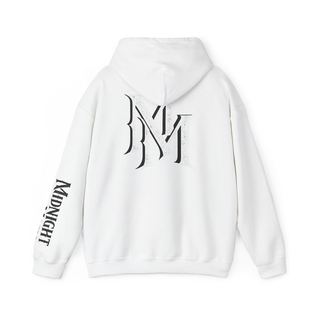 Hoodie — Monogram Midnight Mafia “MM” Logo Pullover W/Midnight Mafia Sleeve