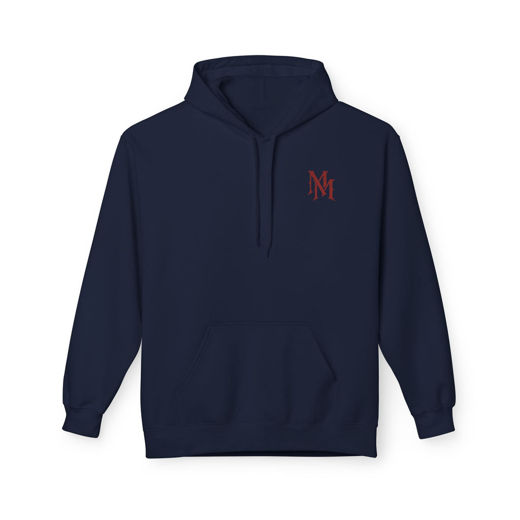 No Plate No Case Hoodie – Bold Distressed Logo Pullover