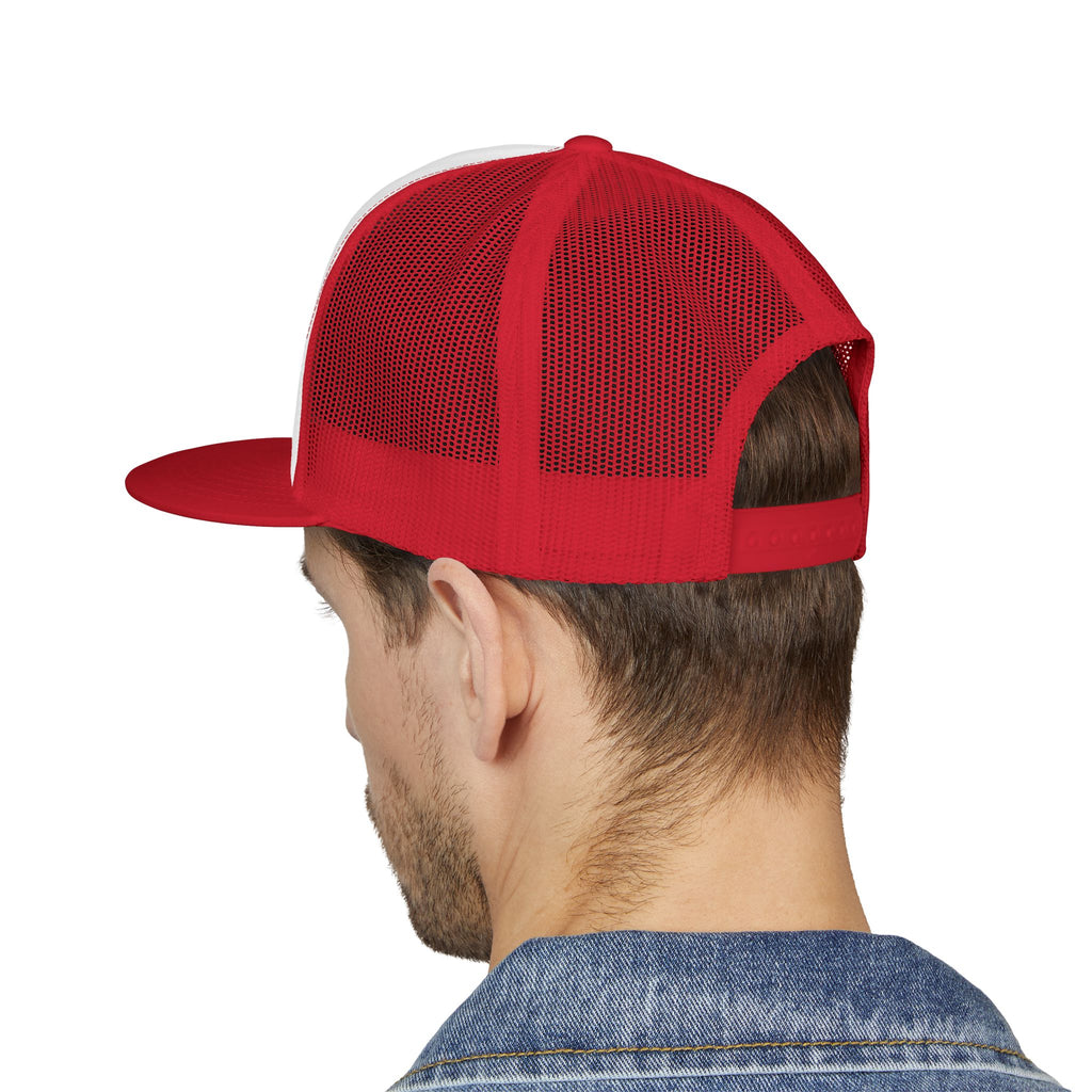 Monogram 'MM' Embroidered Trucker Cap — Classic Vintage Logo Snapback