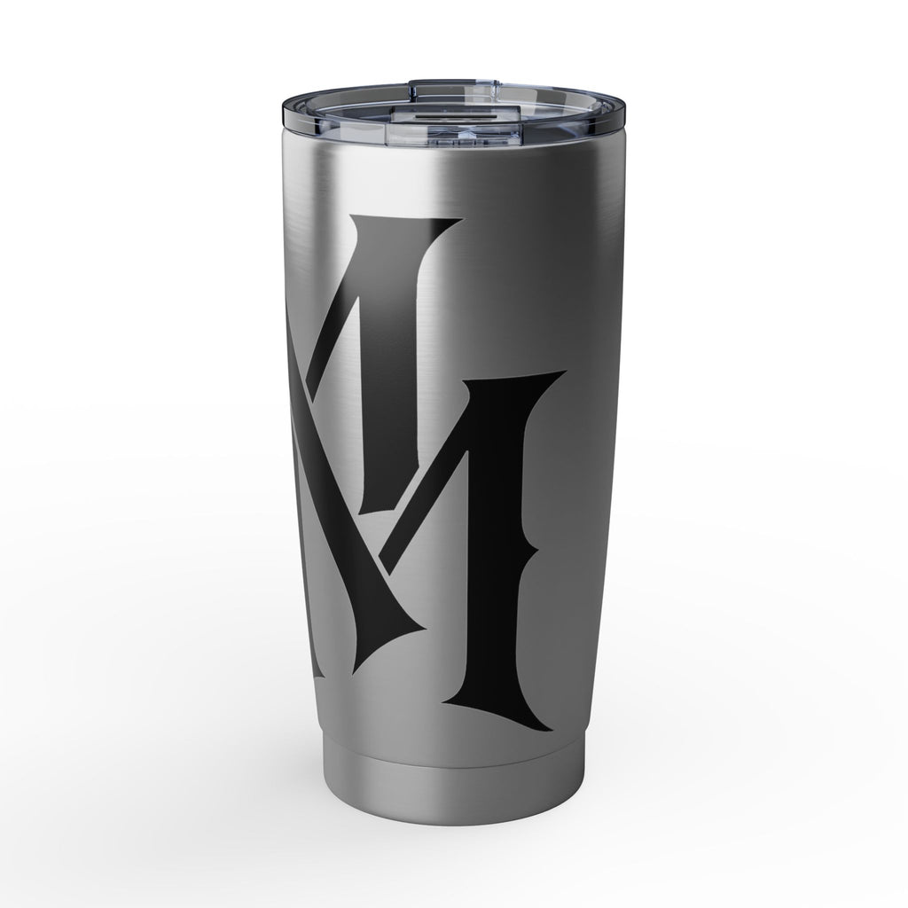 Midnight Mafia 20oz Stainless Tumbler — Insulated Travel Cup with Bold 'MM' Logo