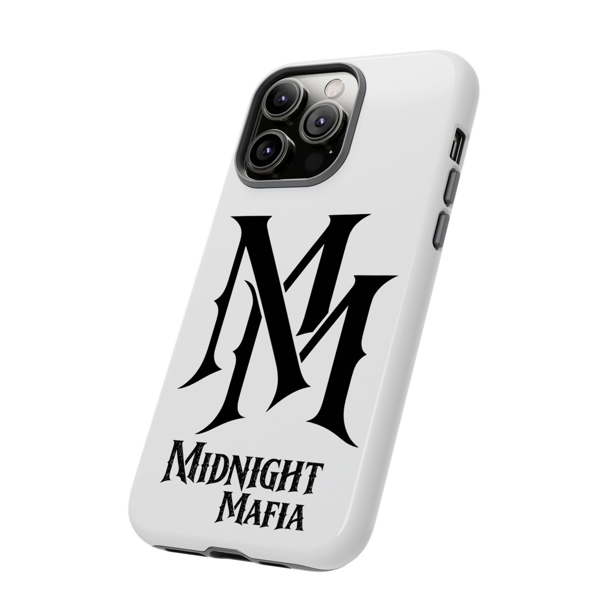 Midnight Mafia Phone Case — "MM" Monogram Protective iPhone Cover