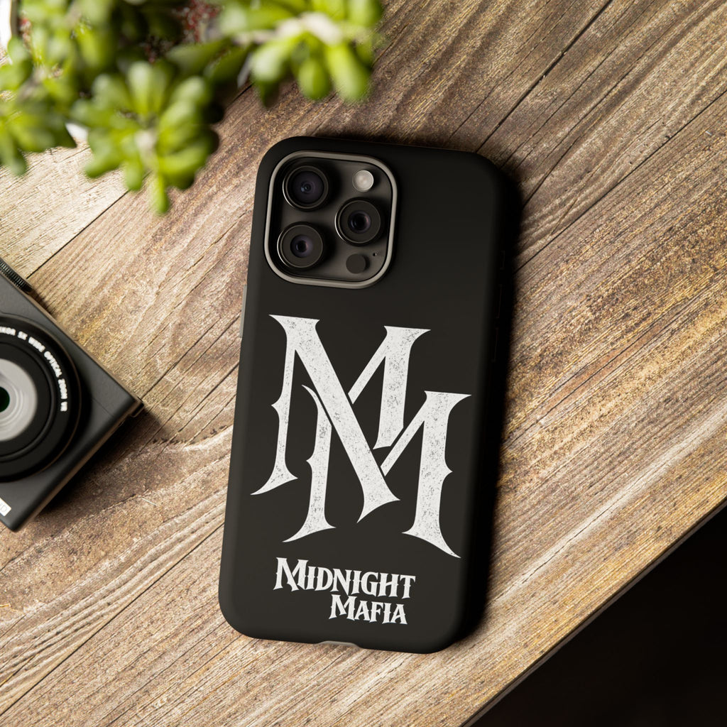 Midnight Mafia Phone Case - Black Protective iPhone Cover with MM Logo