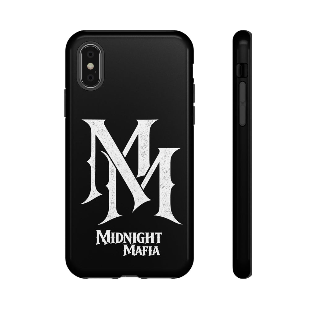 Midnight Mafia Phone Case - Black Protective iPhone Cover with MM Logo